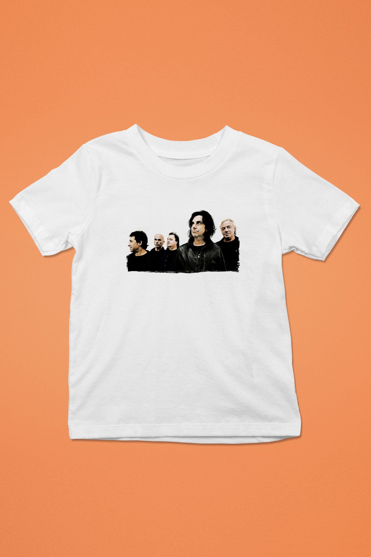 Marillion Baskılı Beyaz Unisex Beyaz Çocuk Tişört - Tshirt