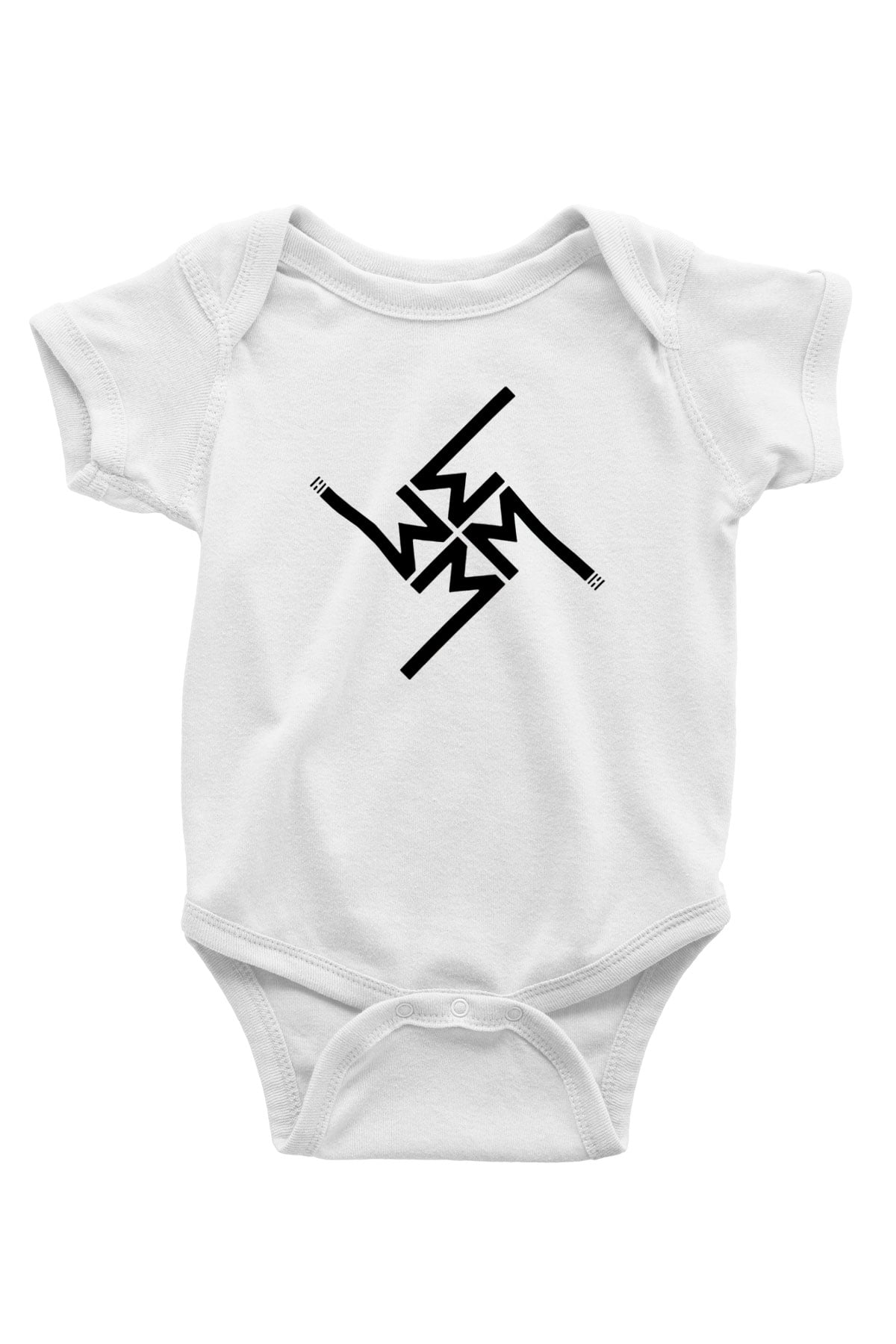 Marilyn Manson Baskılı Beyaz Unisex Bebek Body - Zıbın