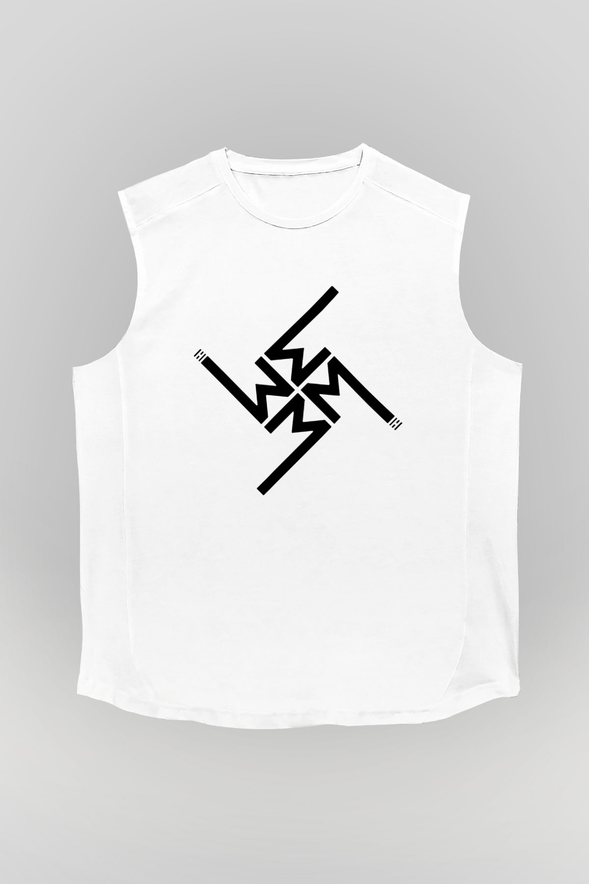 Marilyn Manson Beyaz Unisex Kolsuz Tişört