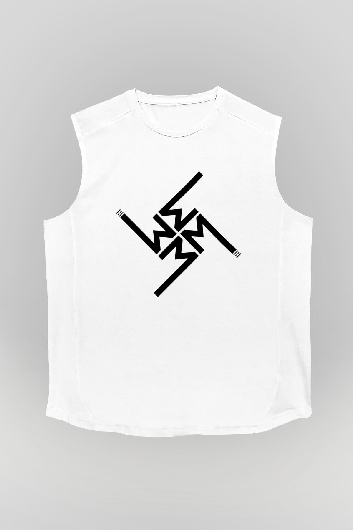 Marilyn Manson Beyaz Unisex Kolsuz Tişört