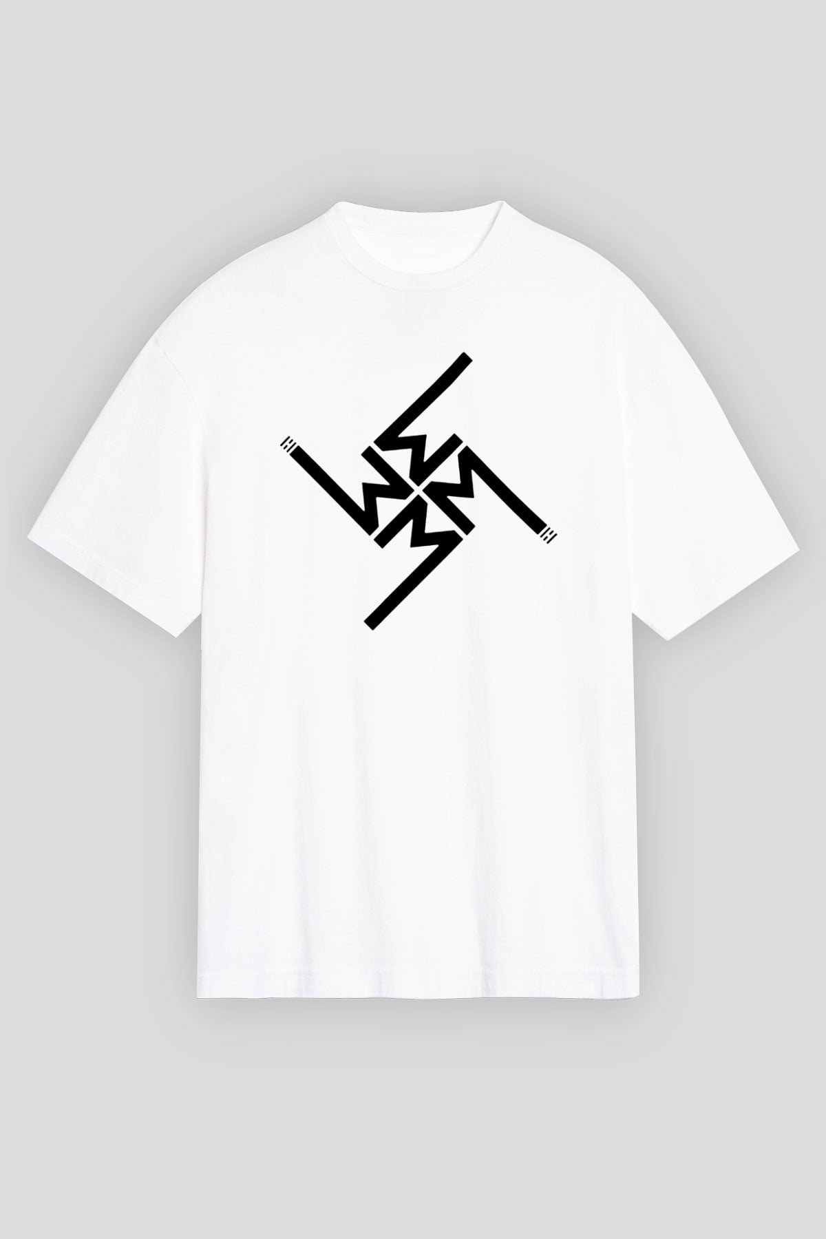 Marilyn Manson Beyaz Unisex Oversize Tişört T-Shirt