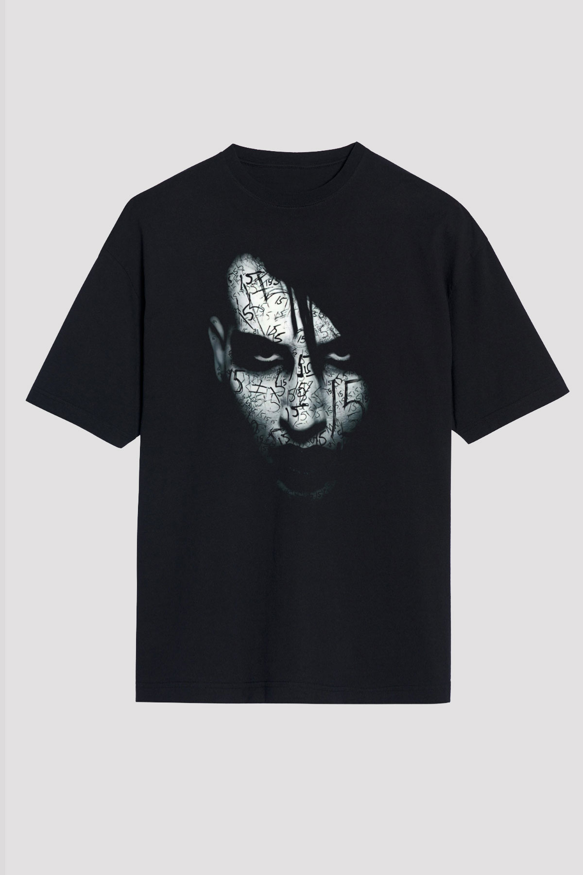 Marilyn Manson Siyah Unisex Tişört T-Shirt - TişörtFabrikası