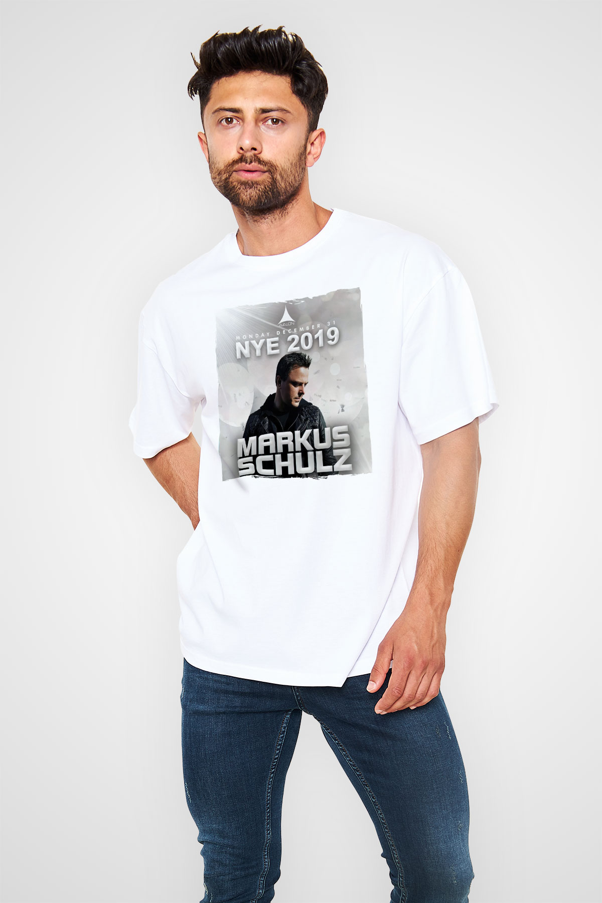 Markus Schulz Beyaz Unisex Tişört T-Shirt - TişörtFabrikası