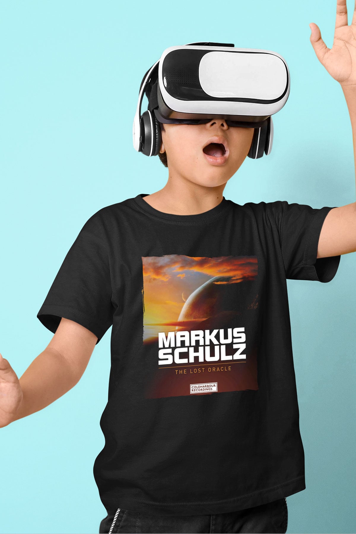 Markus Schulz Siyah Unisex Çocuk Tişört