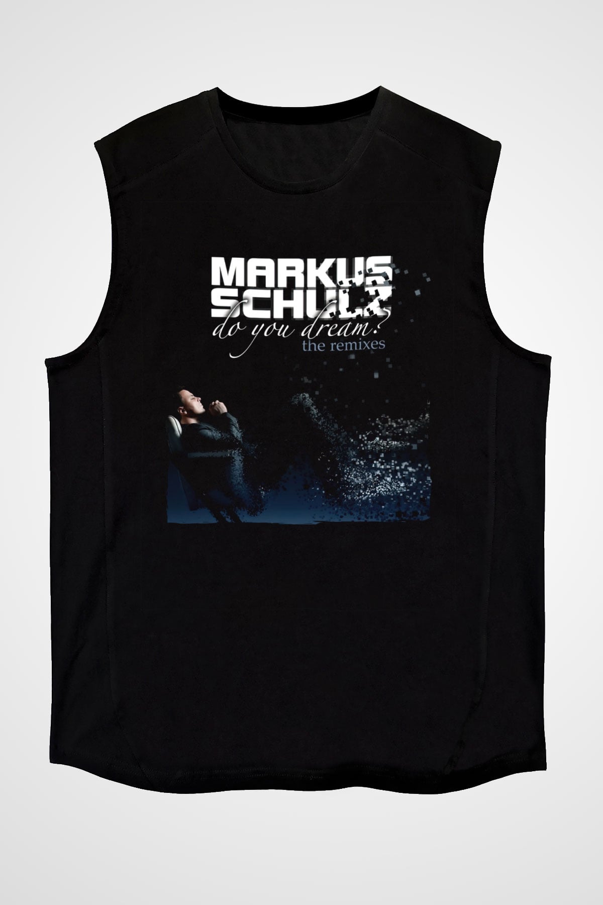 Markus Schulz Siyah Unisex Kolsuz Tişört