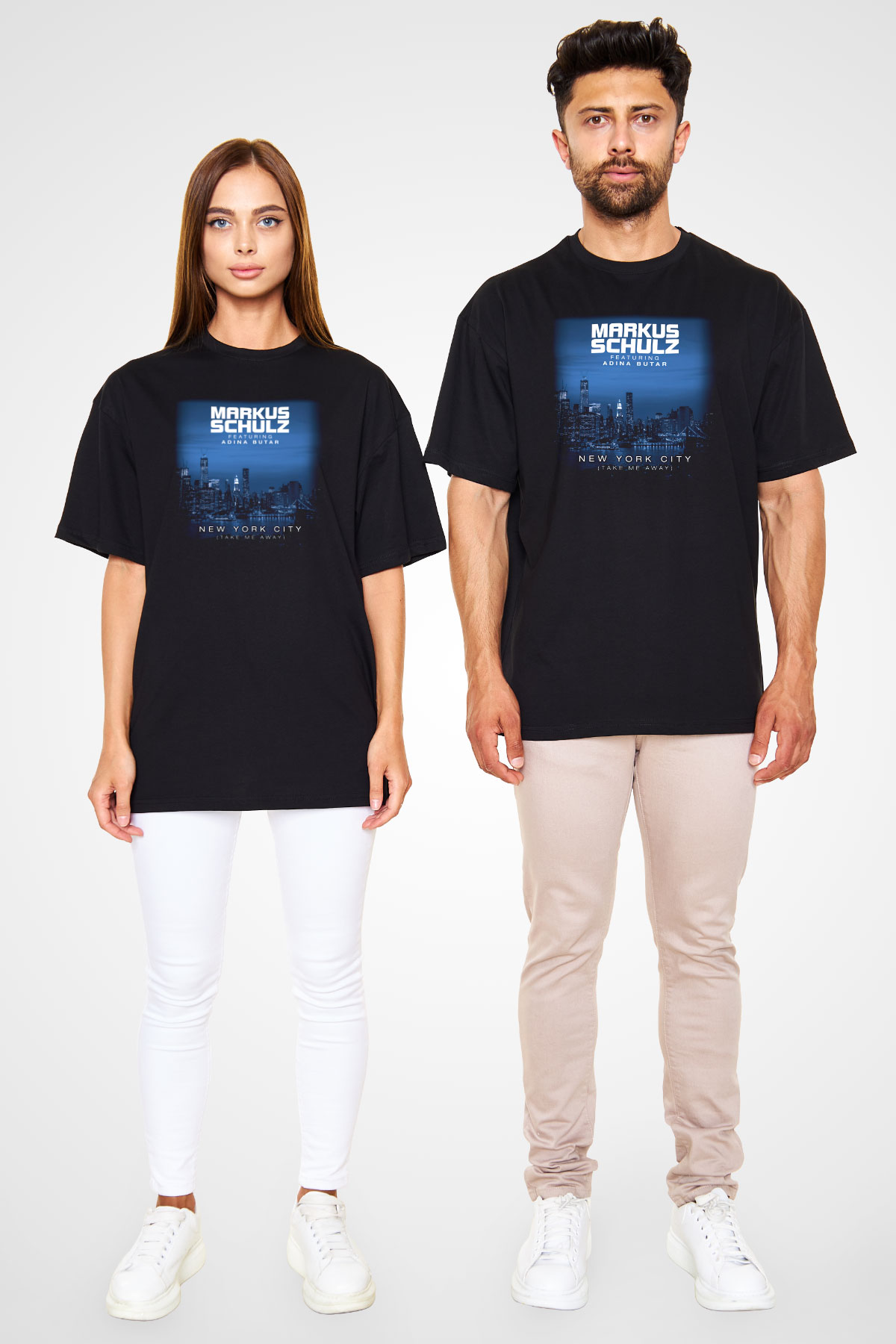Markus Schulz Siyah Unisex Oversize Tişört T-Shirt