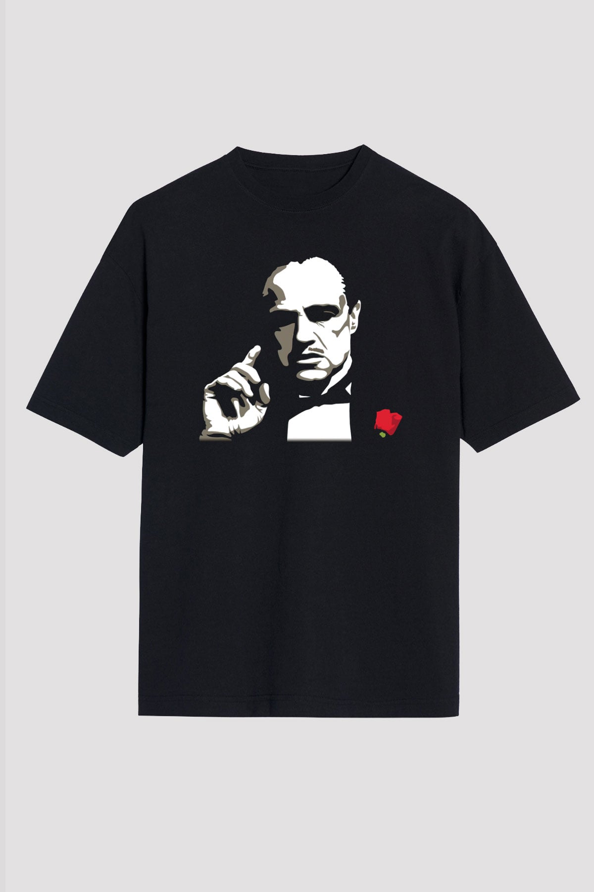 Marlon Brando Siyah Unisex Oversize Tişört T-Shirt