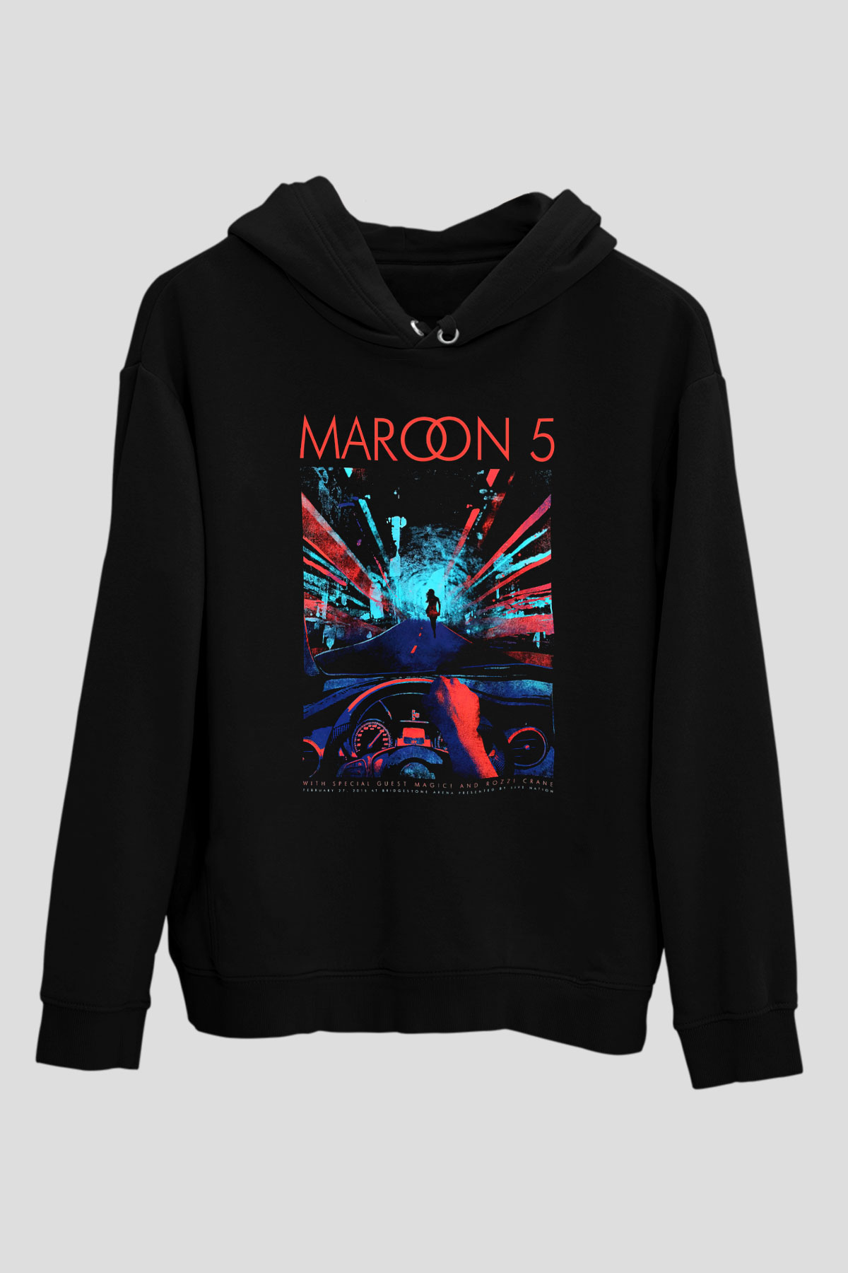 Maroon 5 Siyah Unisex Hoodie
