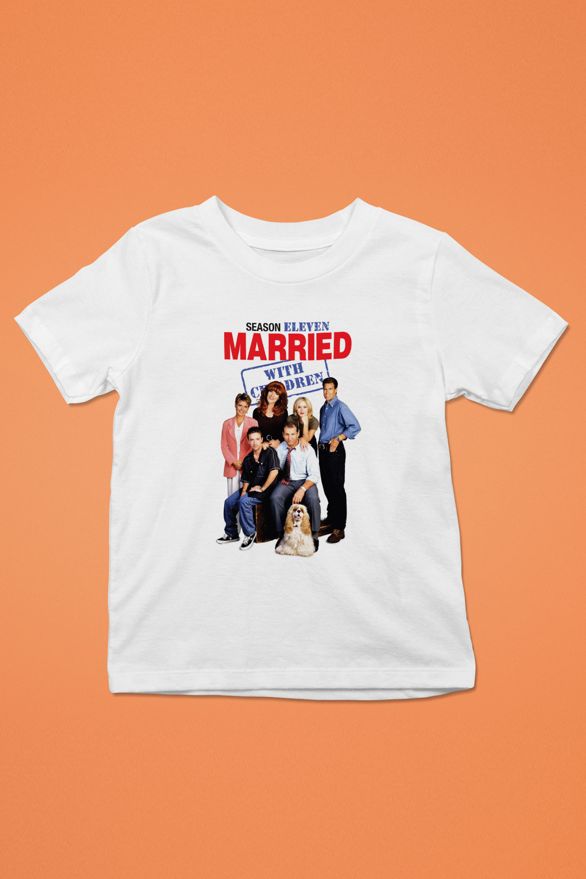 Married with Children Beyaz Unisex Çocuk Tişört
