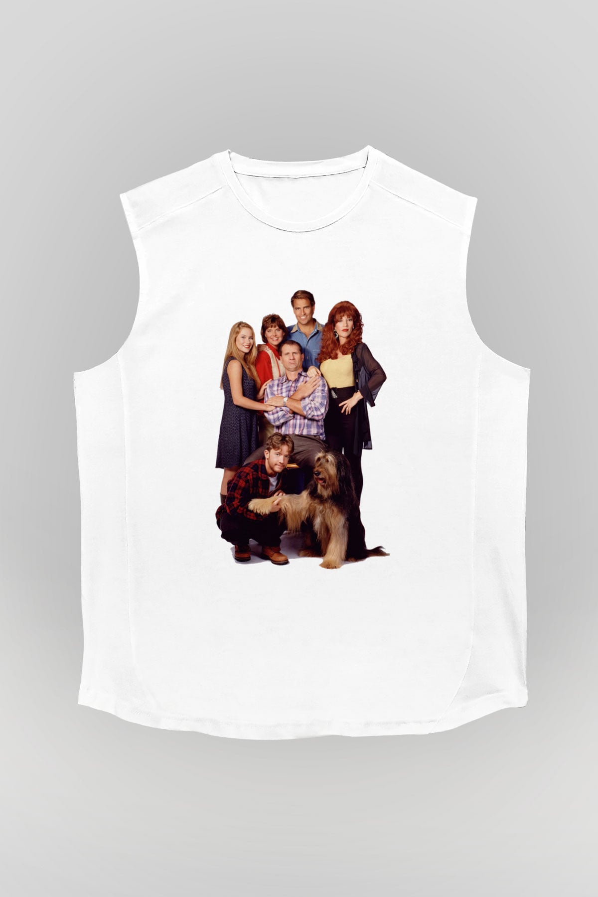 Married with Children Beyaz Unisex Kolsuz Tişört