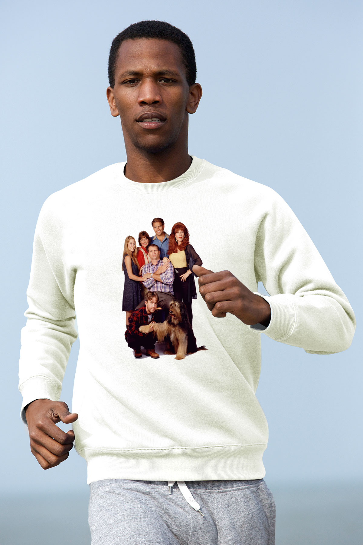 Married with Children Beyaz Unisex Sweatshirt