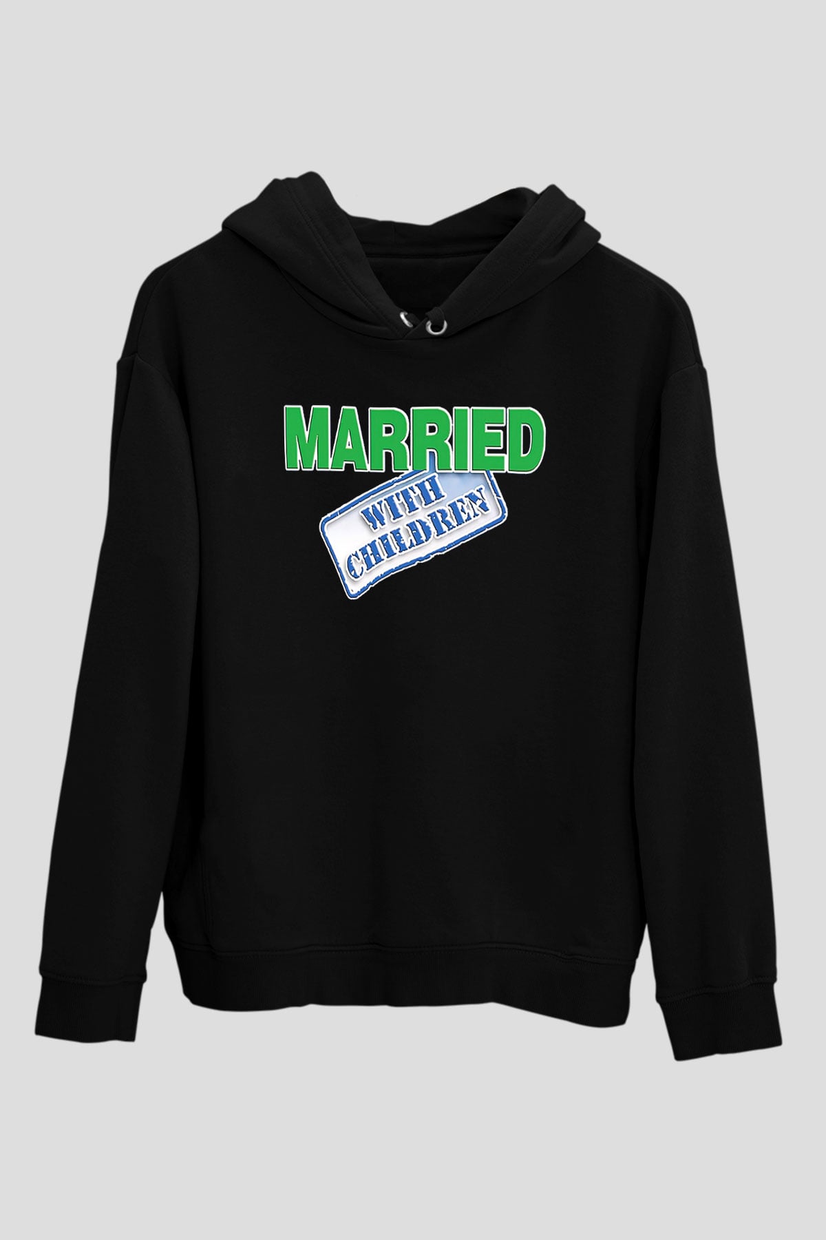 Married with Children Siyah Unisex Hoodie