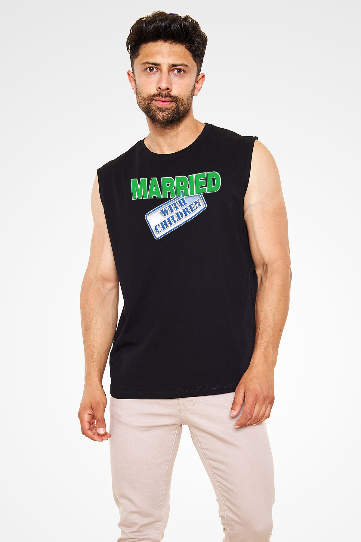 Married with Children Siyah Unisex Kolsuz Tişört
