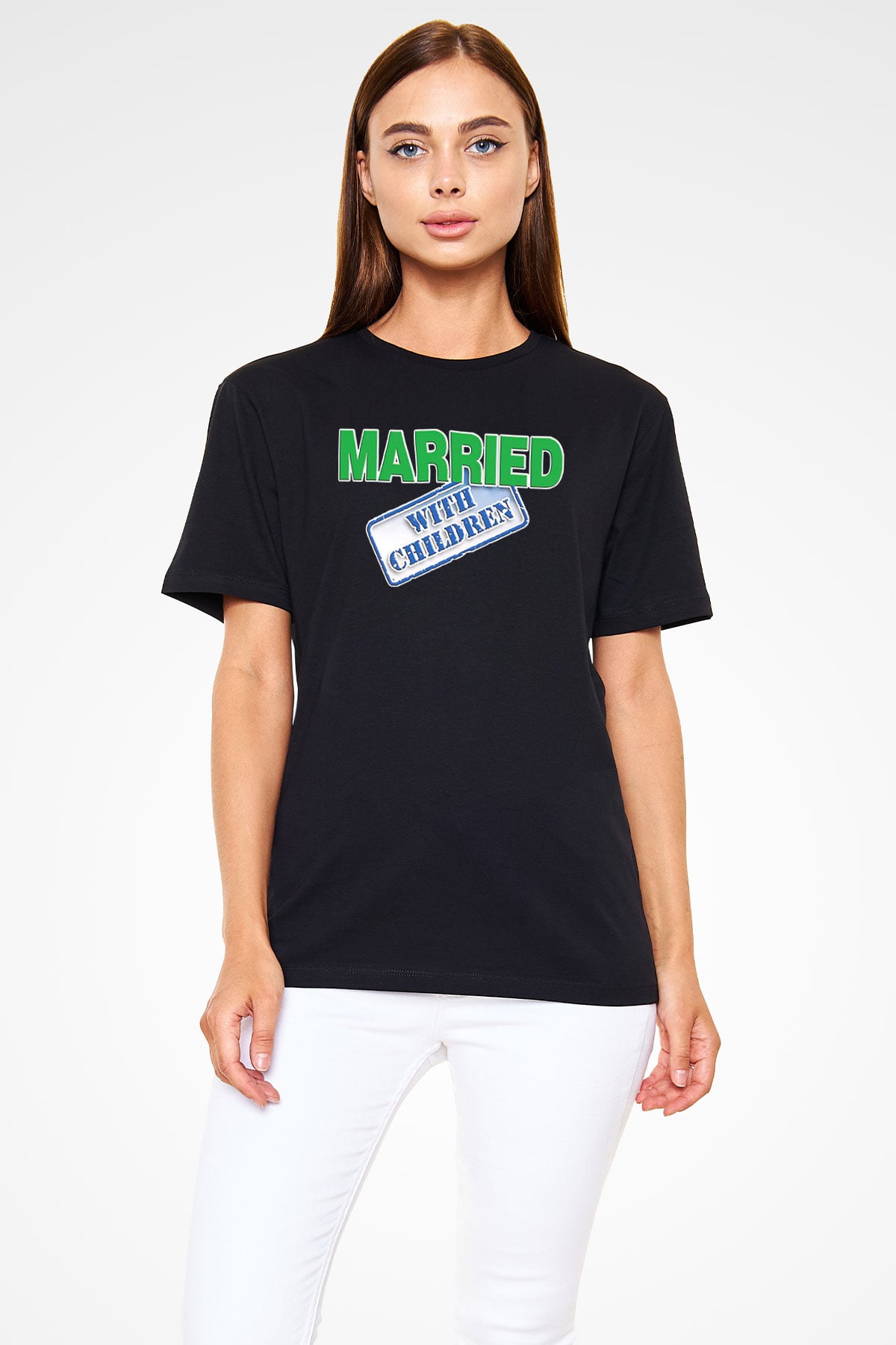 Married with Children Siyah Unisex Tişört T-Shirt