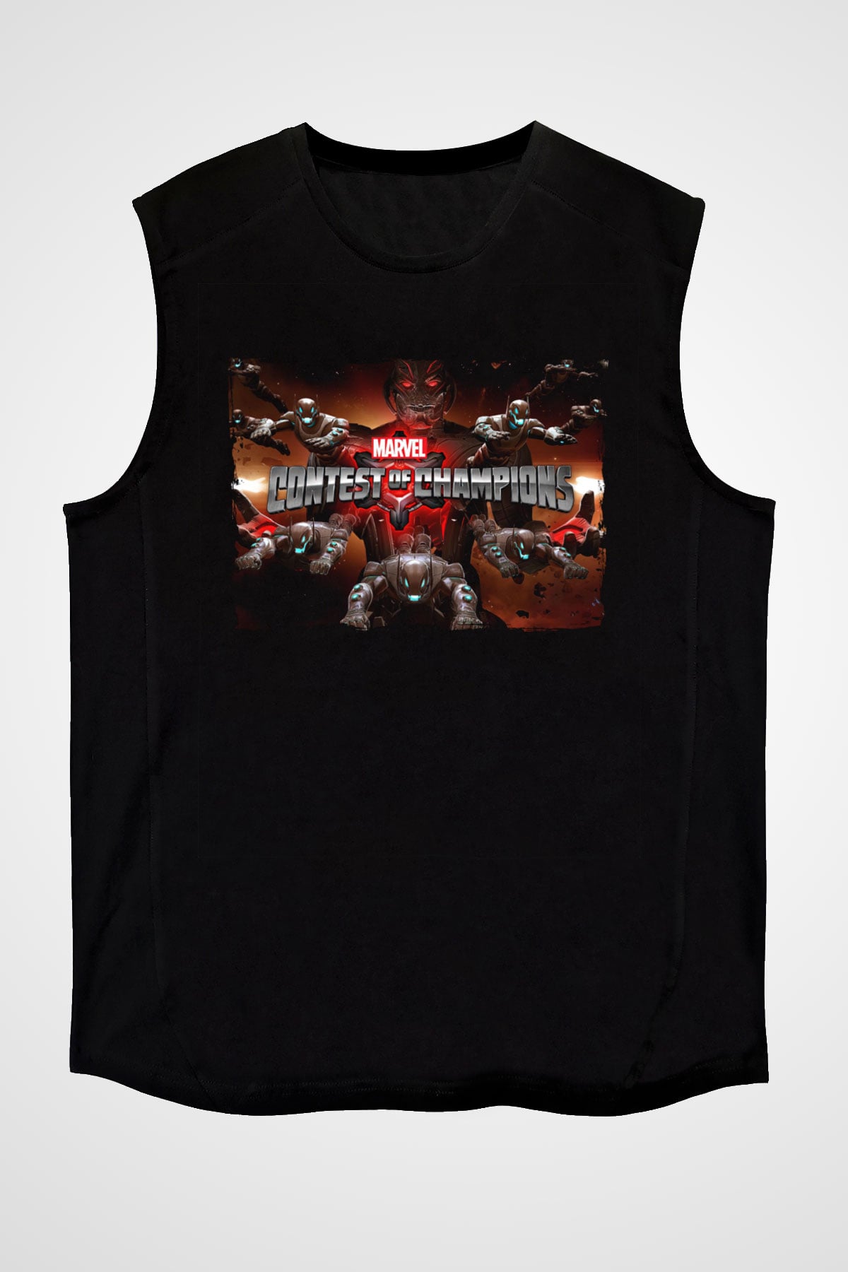 Marvel Contest of Champions Siyah Unisex Kolsuz Tişört