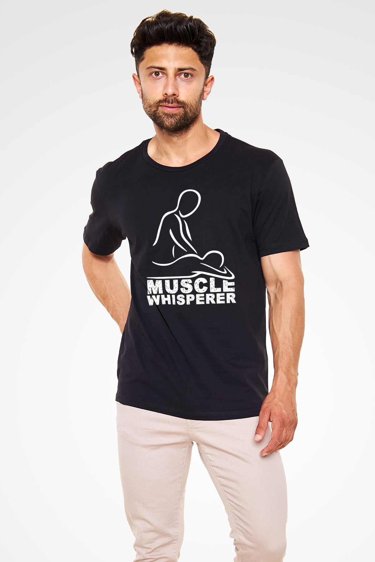 Masör Siyah Unisex Tişört T-Shirt - TişörtFabrikası