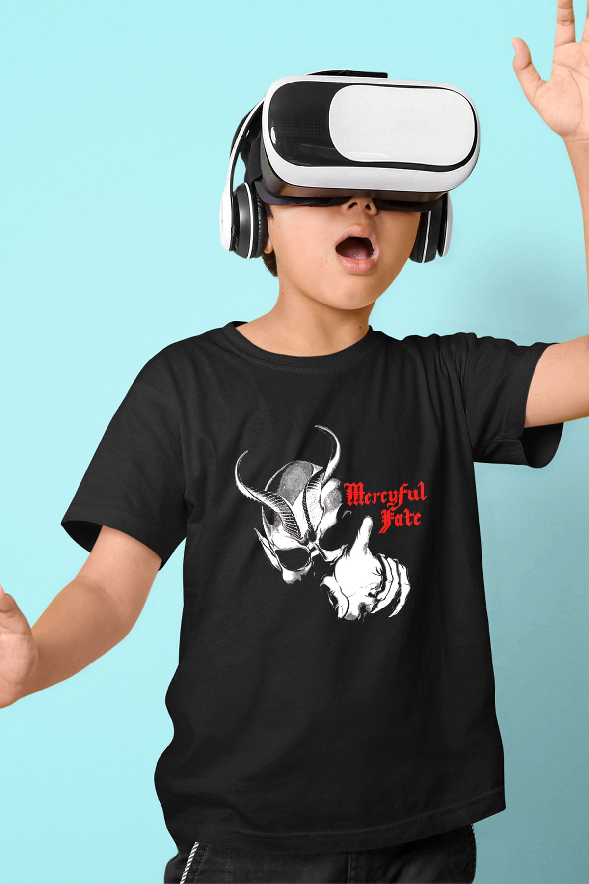Massive Attack Baskılı Unisex Siyah Çocuk Tişört - Tshirt