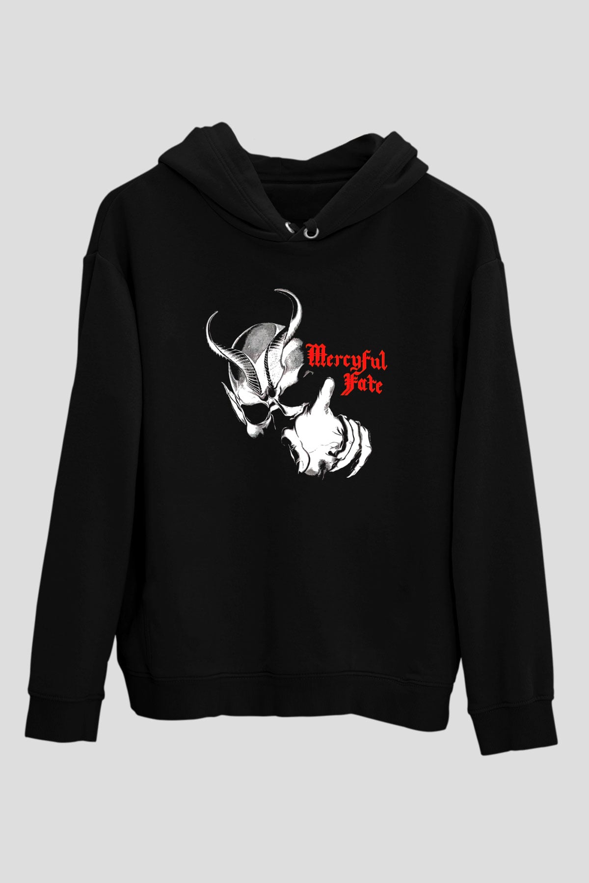 Massive Attack Baskılı Unisex Siyah Kapüşonlu Sweatshirt