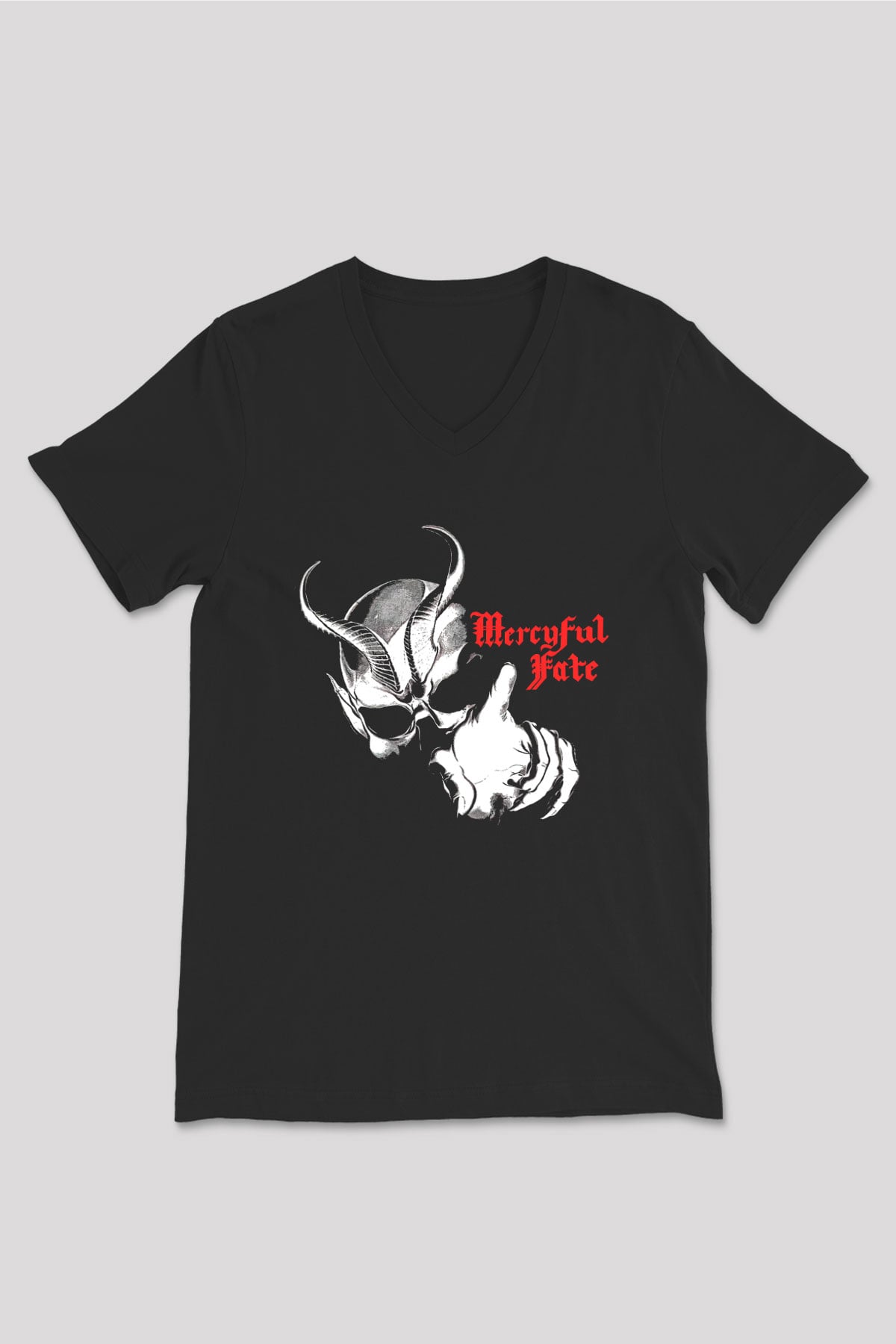 Massive Attack Baskılı Unisex Siyah V Yaka Tişört - Tshirt