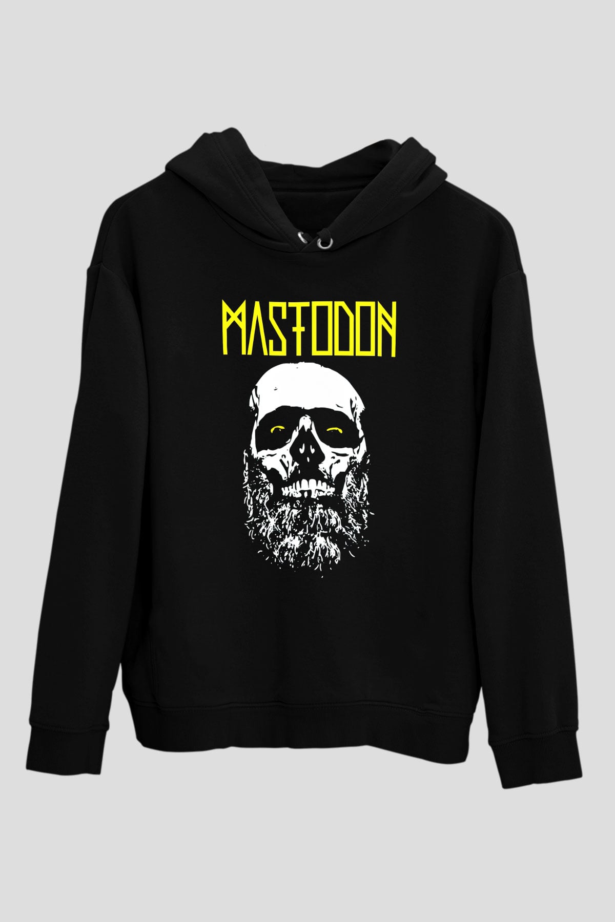 Mastodon Siyah Unisex Kapüşonlu Sweatshirt