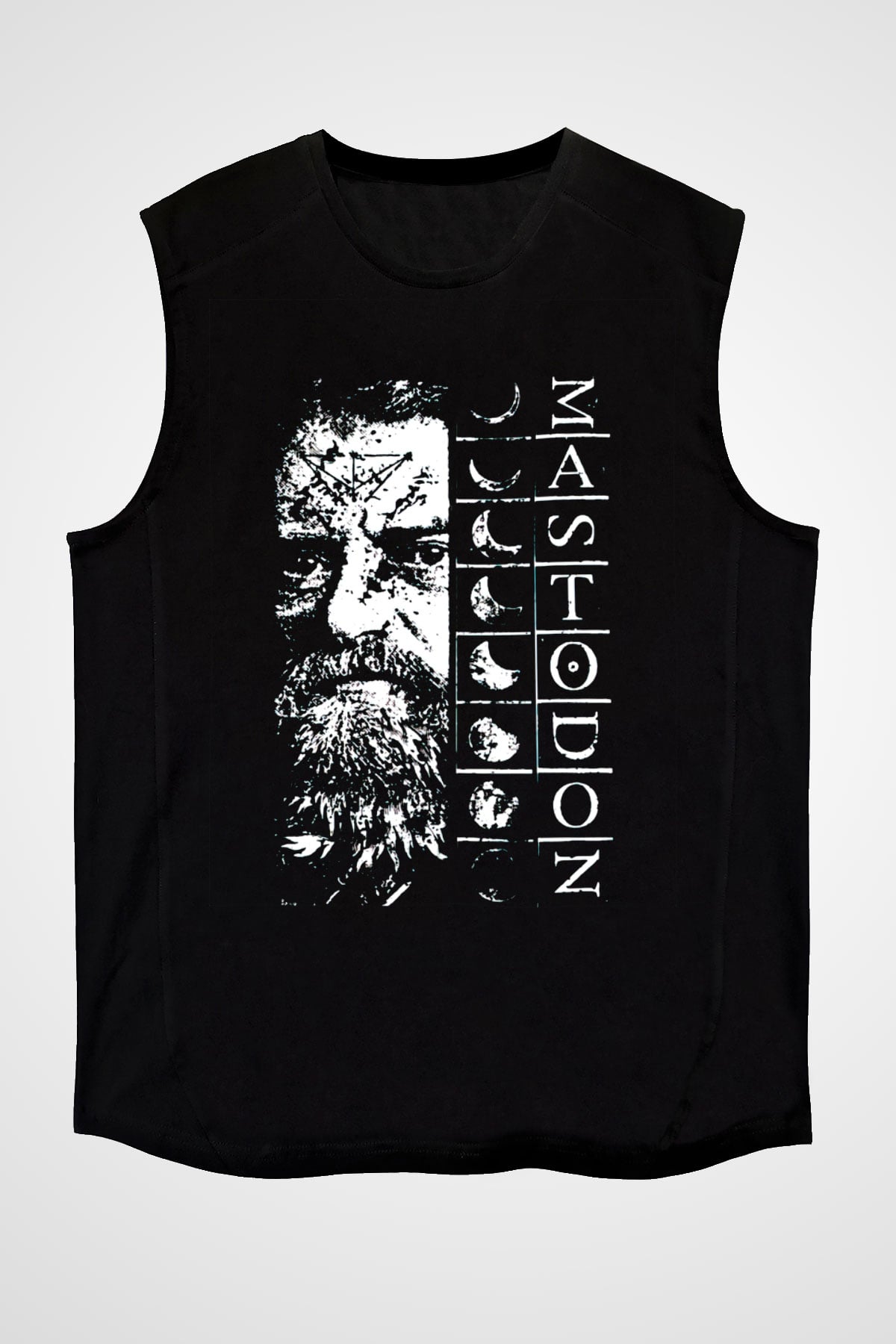 Mastodon Siyah Unisex Kolsuz Tişört