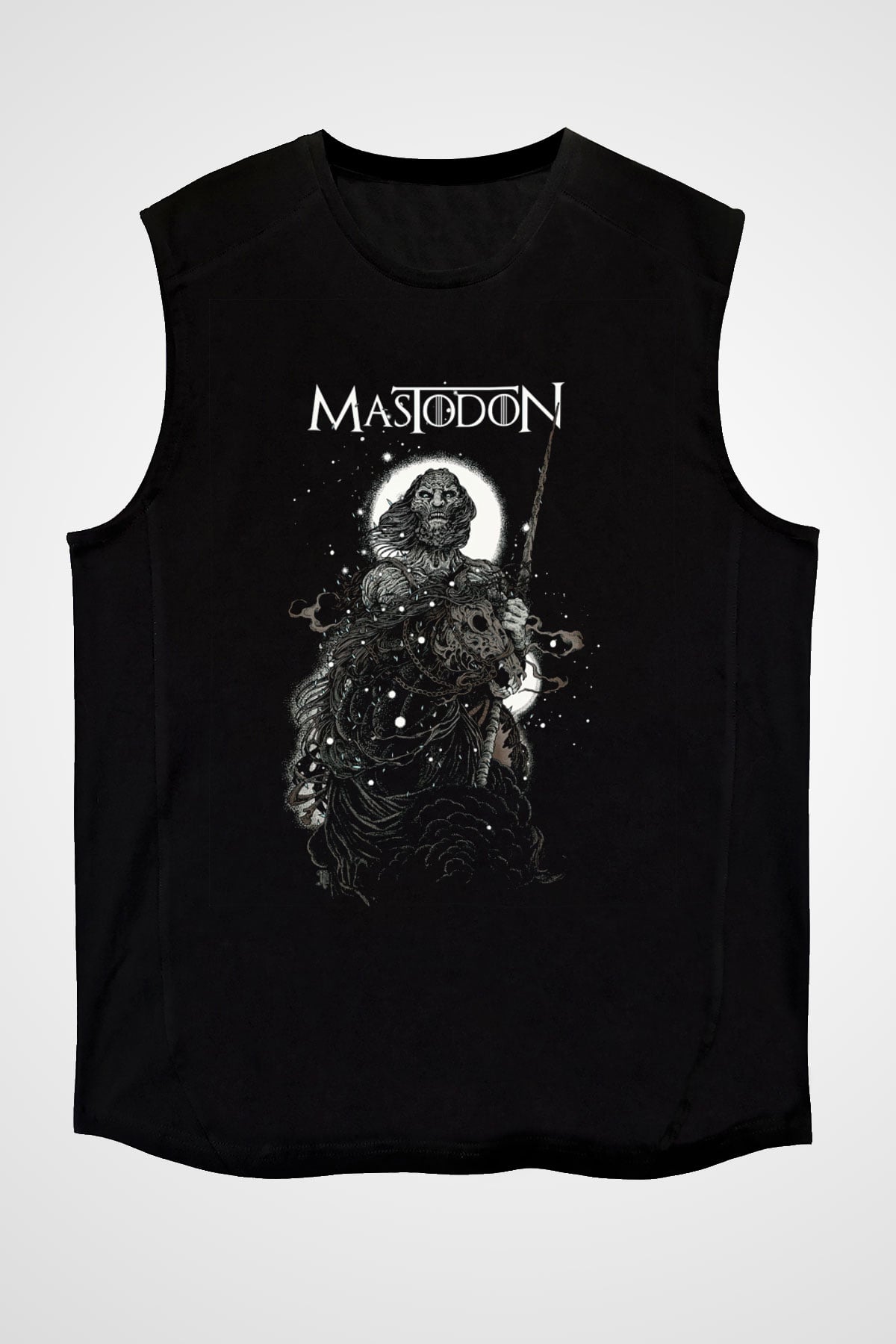 Mastodon Siyah Unisex Kolsuz Tişört