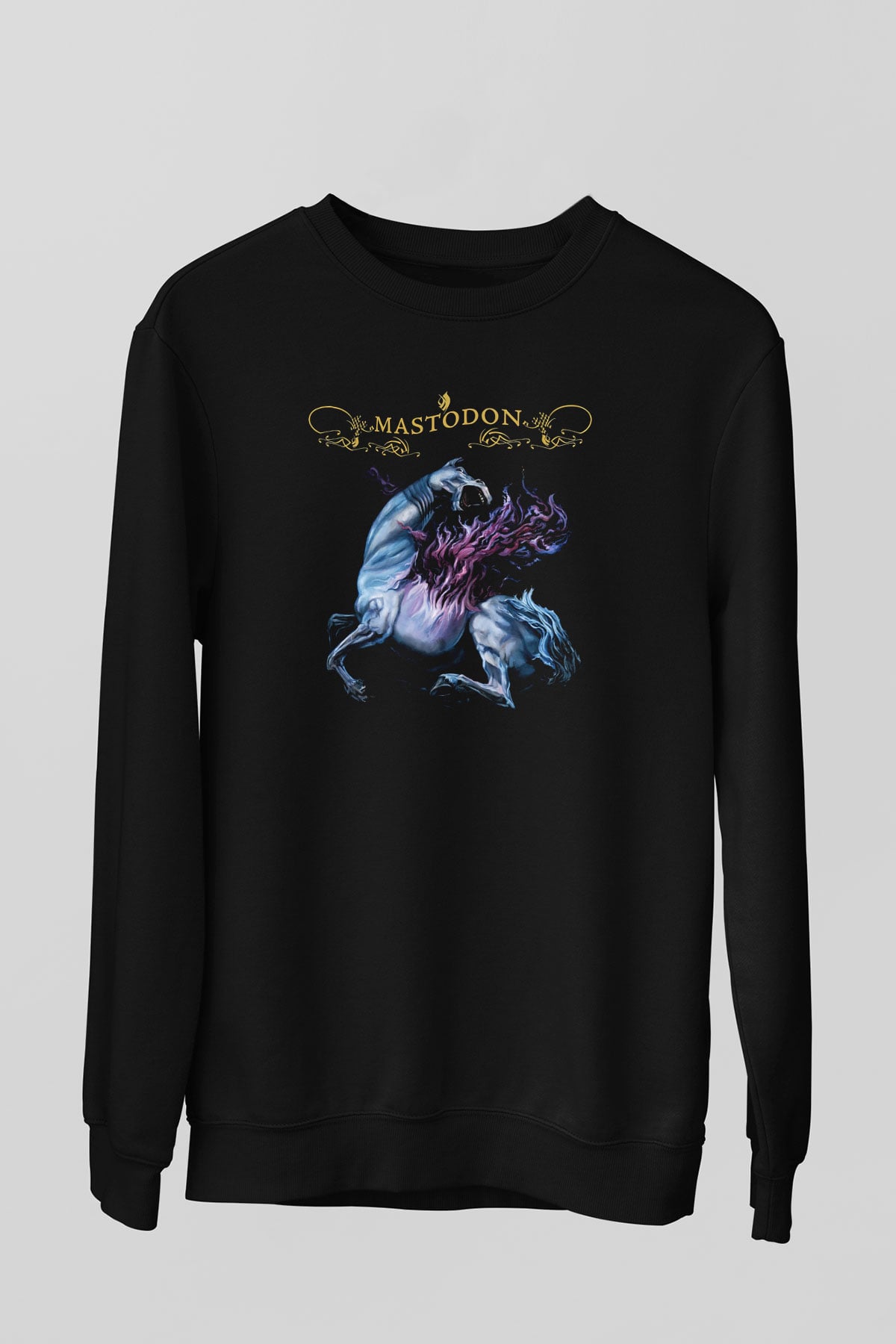 Mastodon Siyah Unisex Sweatshirt