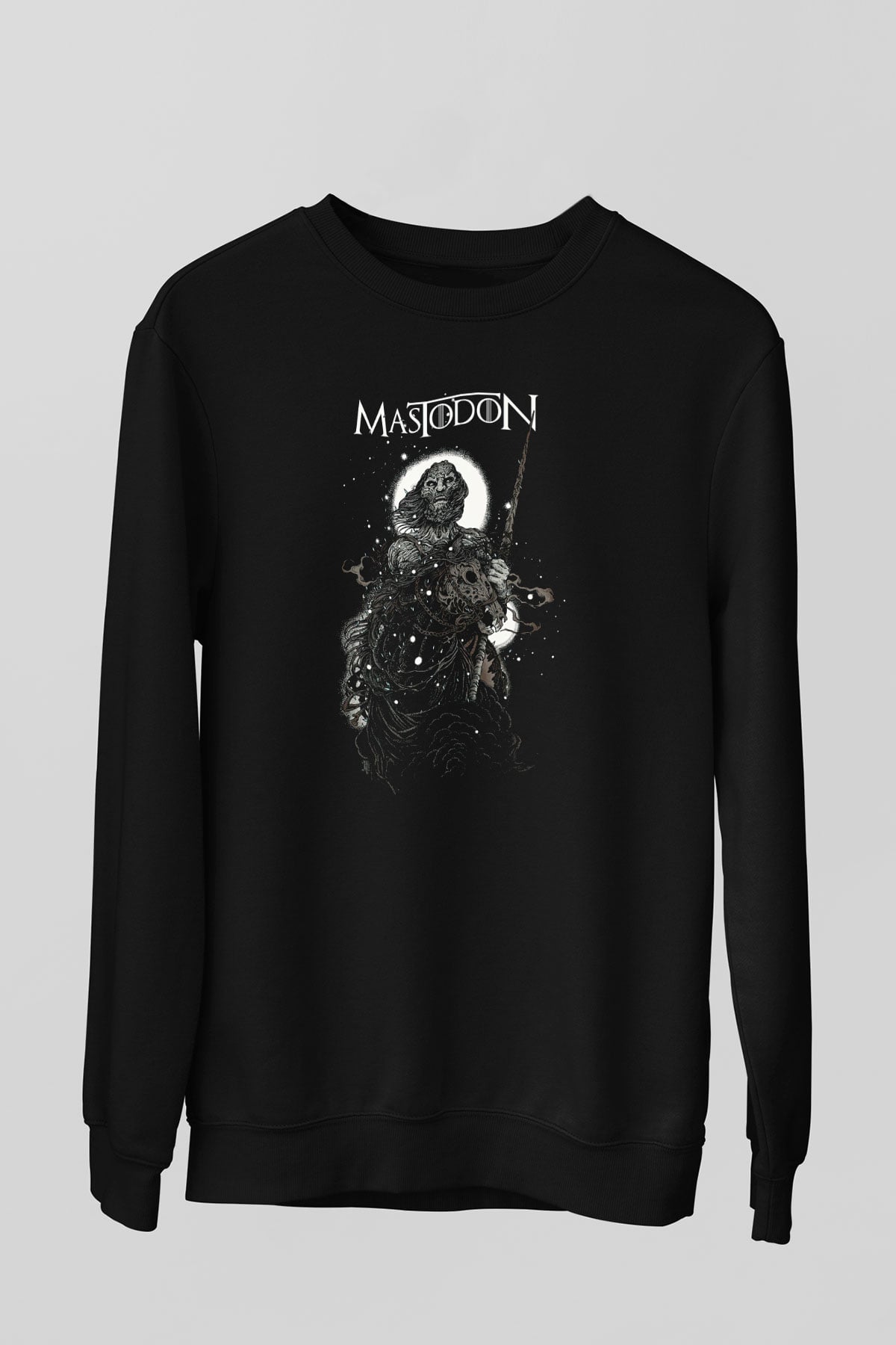 Mastodon Siyah Unisex Sweatshirt