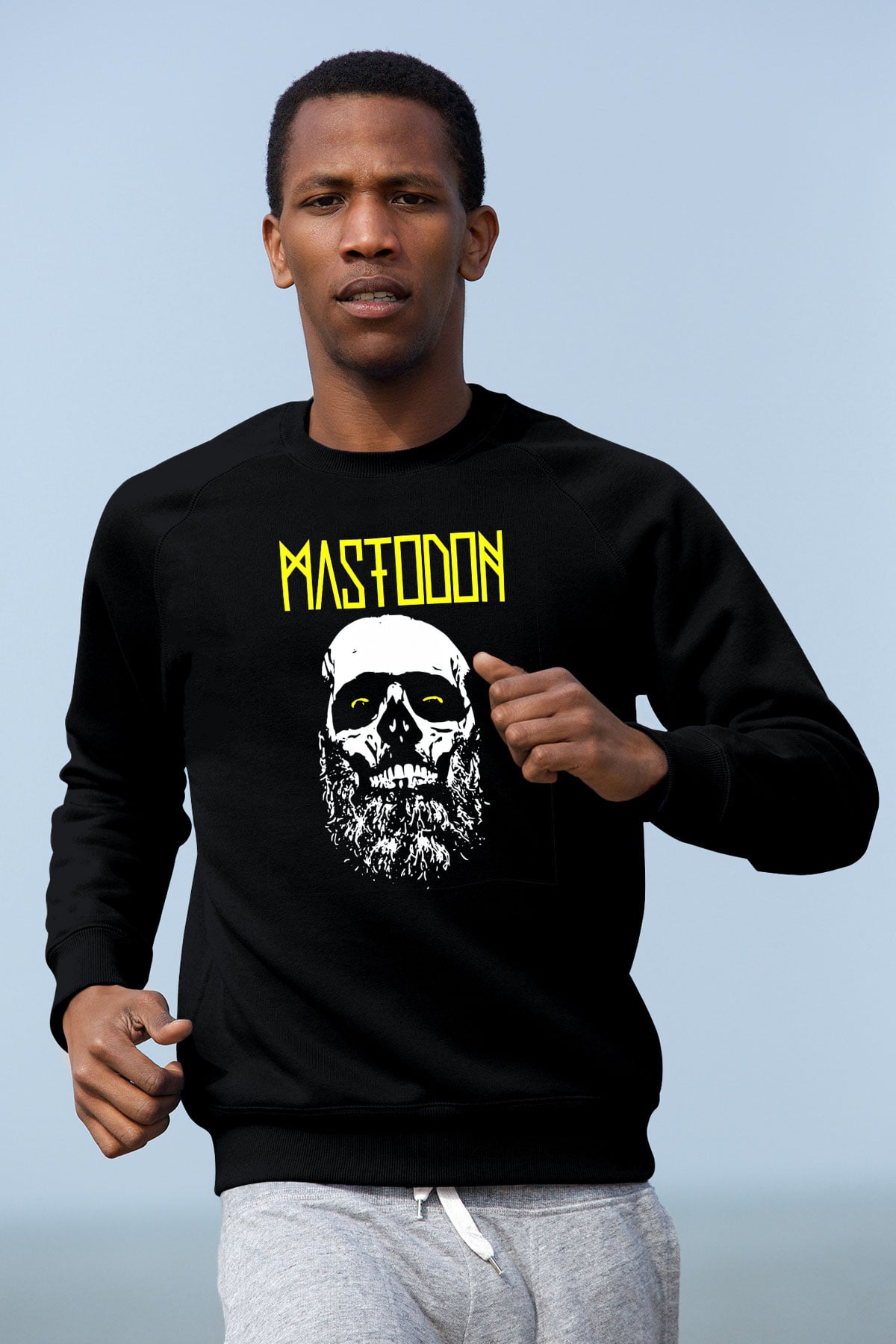 Mastodon Siyah Unisex Sweatshirt