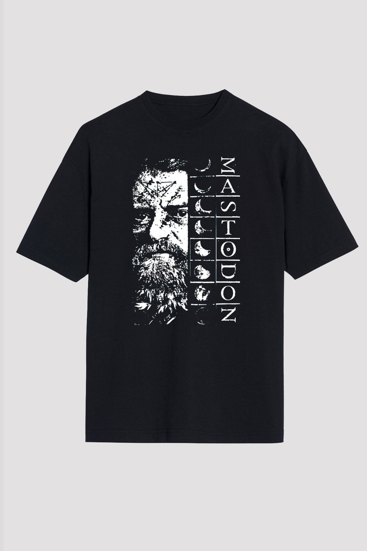 Mastodon Siyah Unisex Tişört T-Shirt - TişörtFabrikası