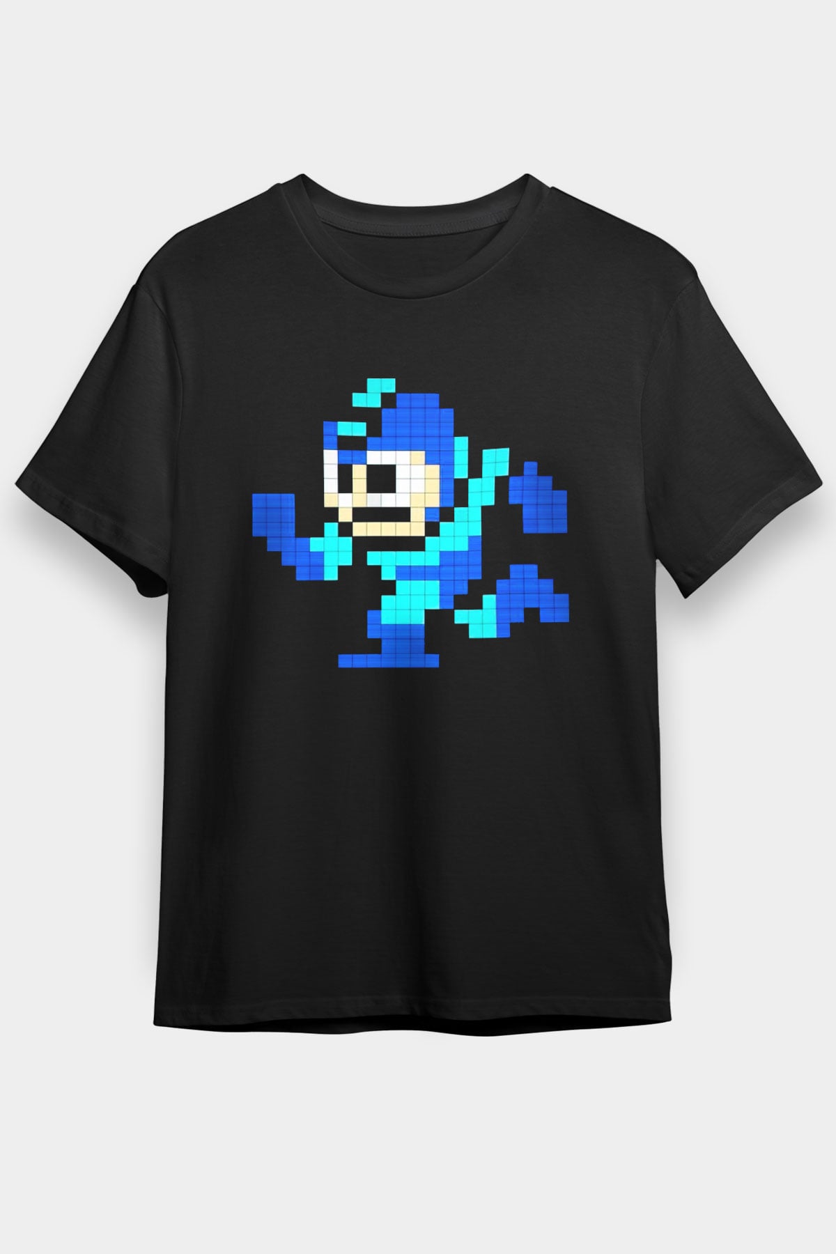 Mega Man Siyah Unisex Tişört