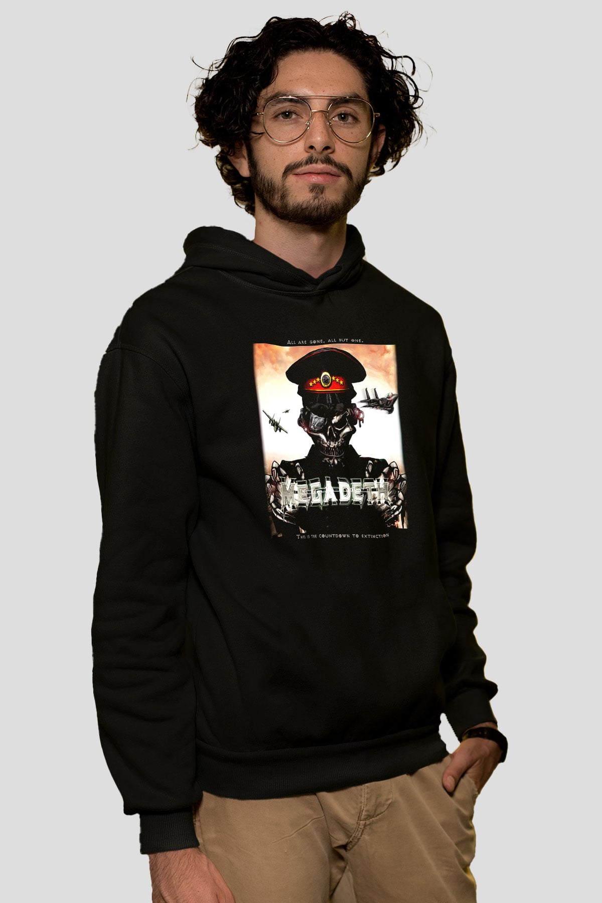 Megadeth Siyah Unisex Hoodie