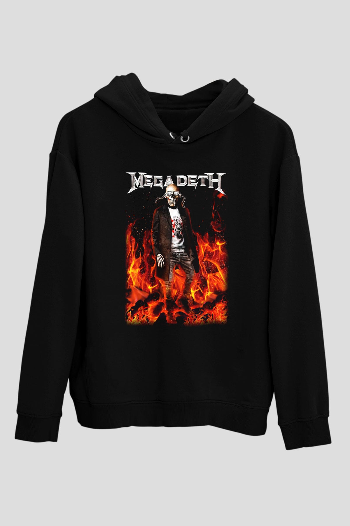 Megadeth Siyah Unisex Hoodie