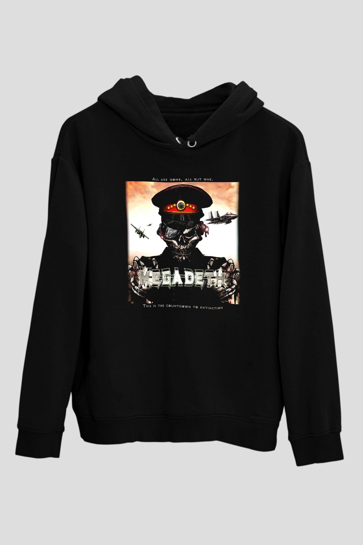 Megadeth Siyah Unisex Hoodie