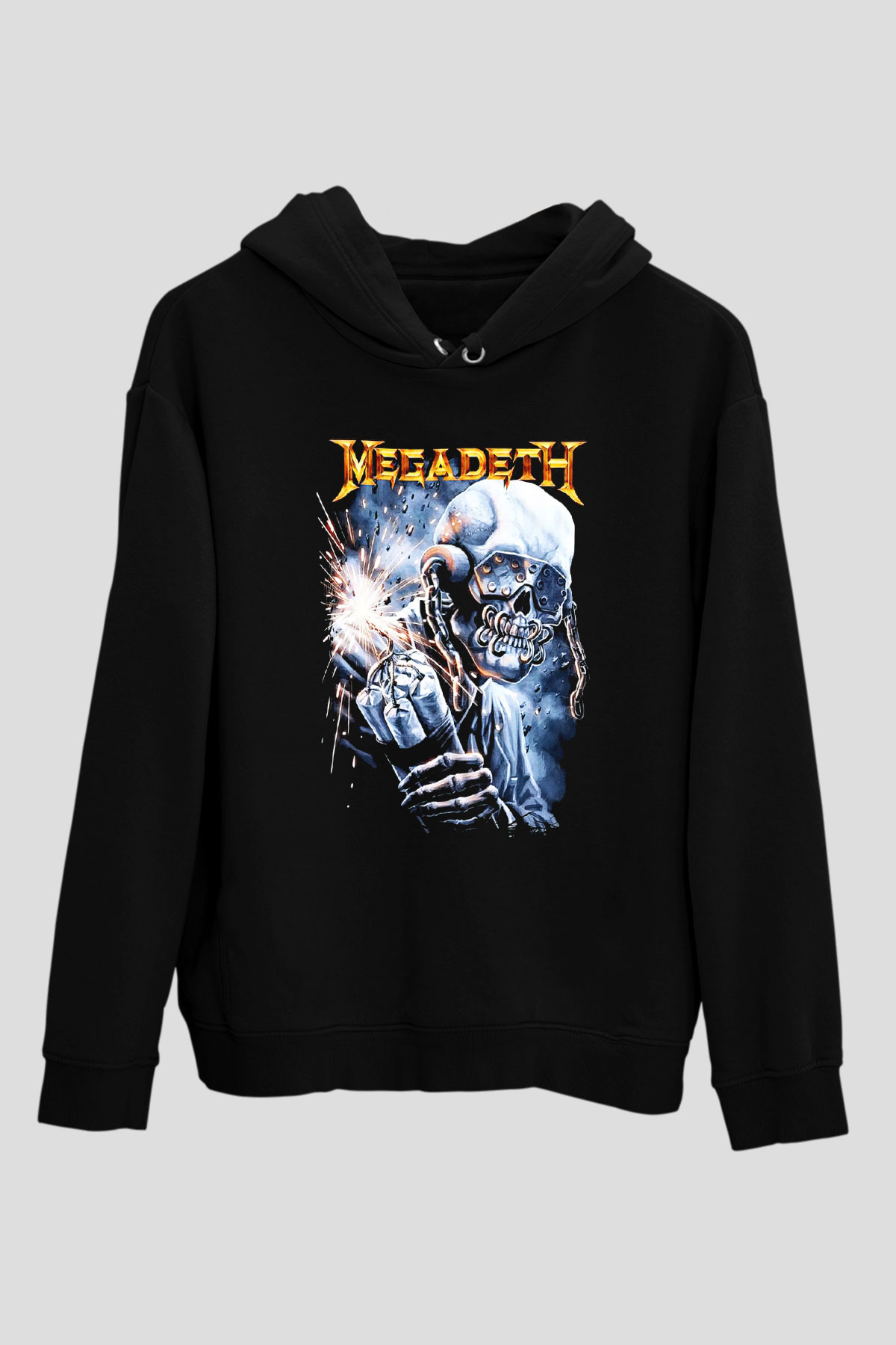 Megadeth Siyah Unisex Hoodie