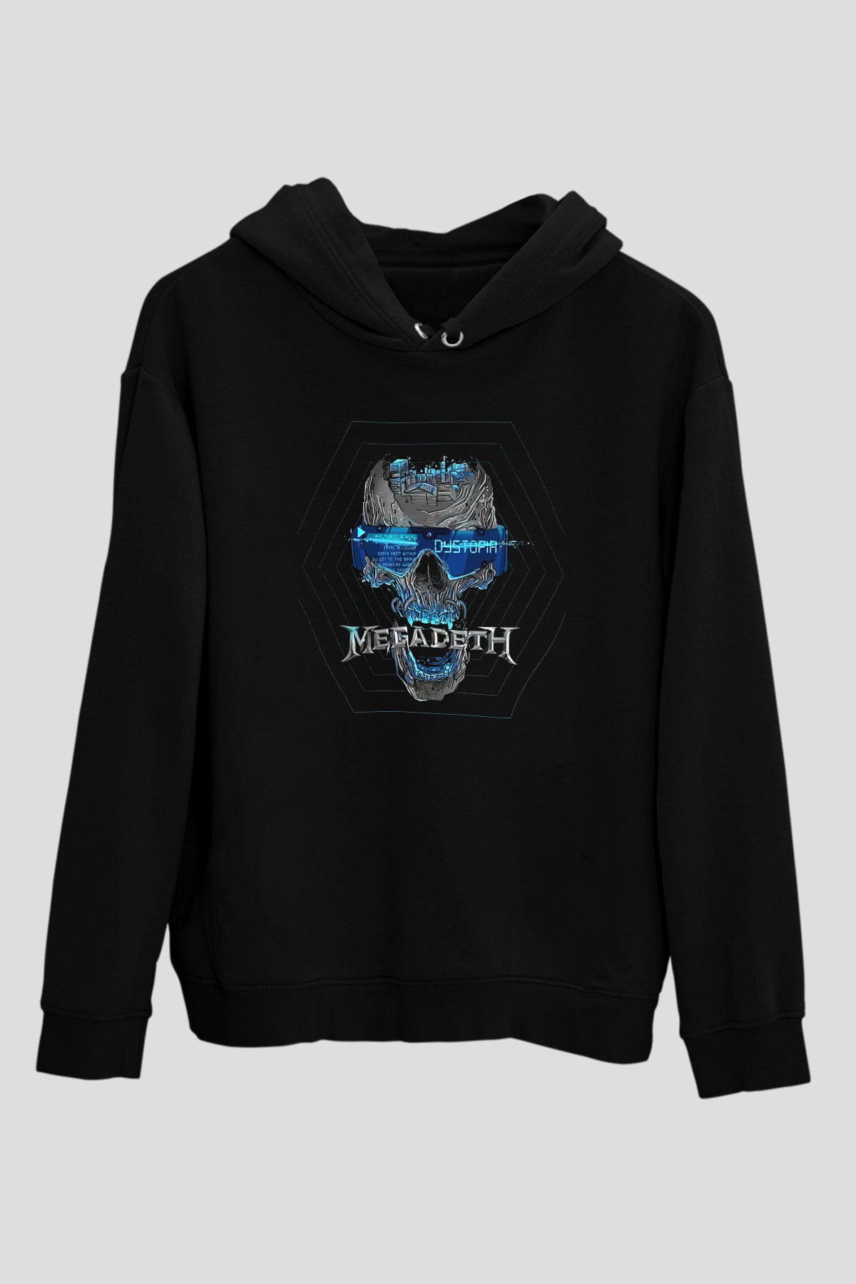 Megadeth Siyah Unisex Hoodie