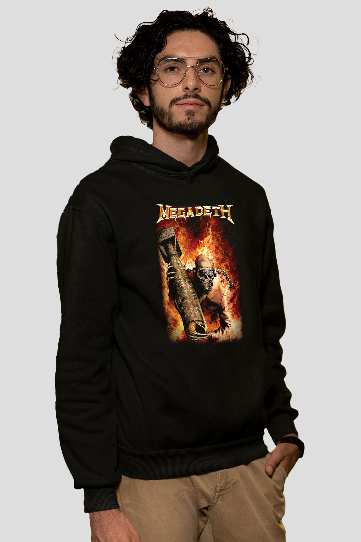 Megadeth Siyah Unisex Hoodie
