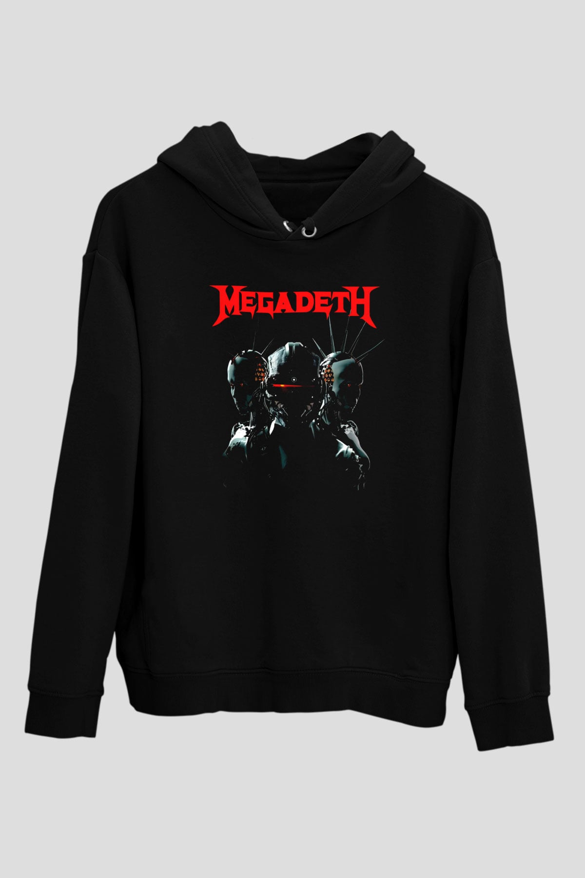 Megadeth Siyah Unisex Kapüşonlu Sweatshirt