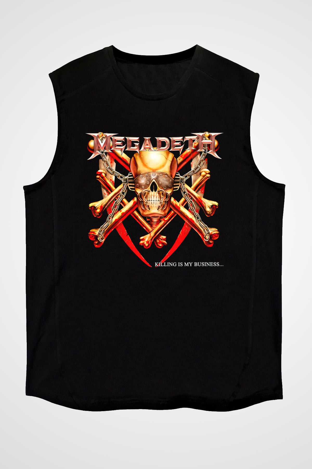 Megadeth Siyah Unisex Kolsuz Tişört