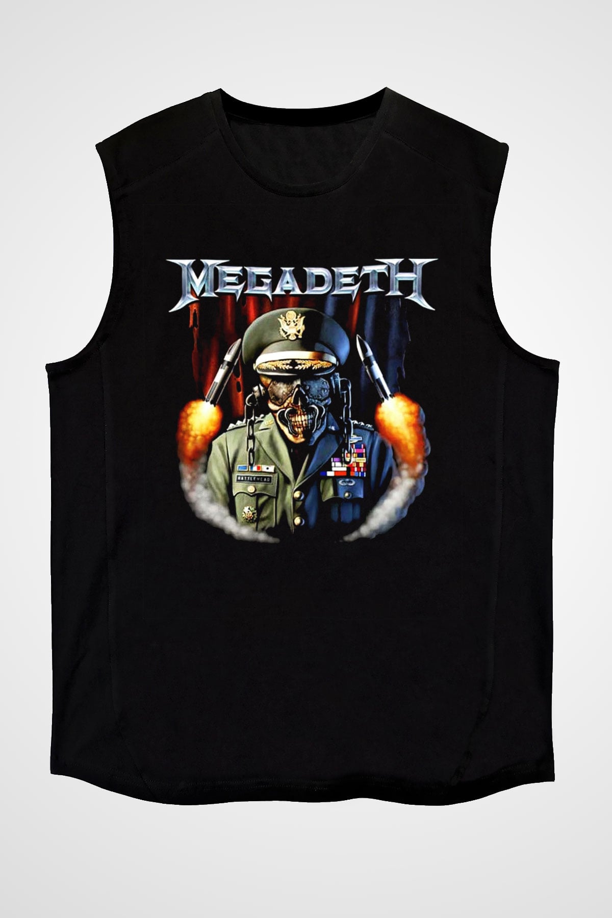 Megadeth Siyah Unisex Kolsuz Tişört