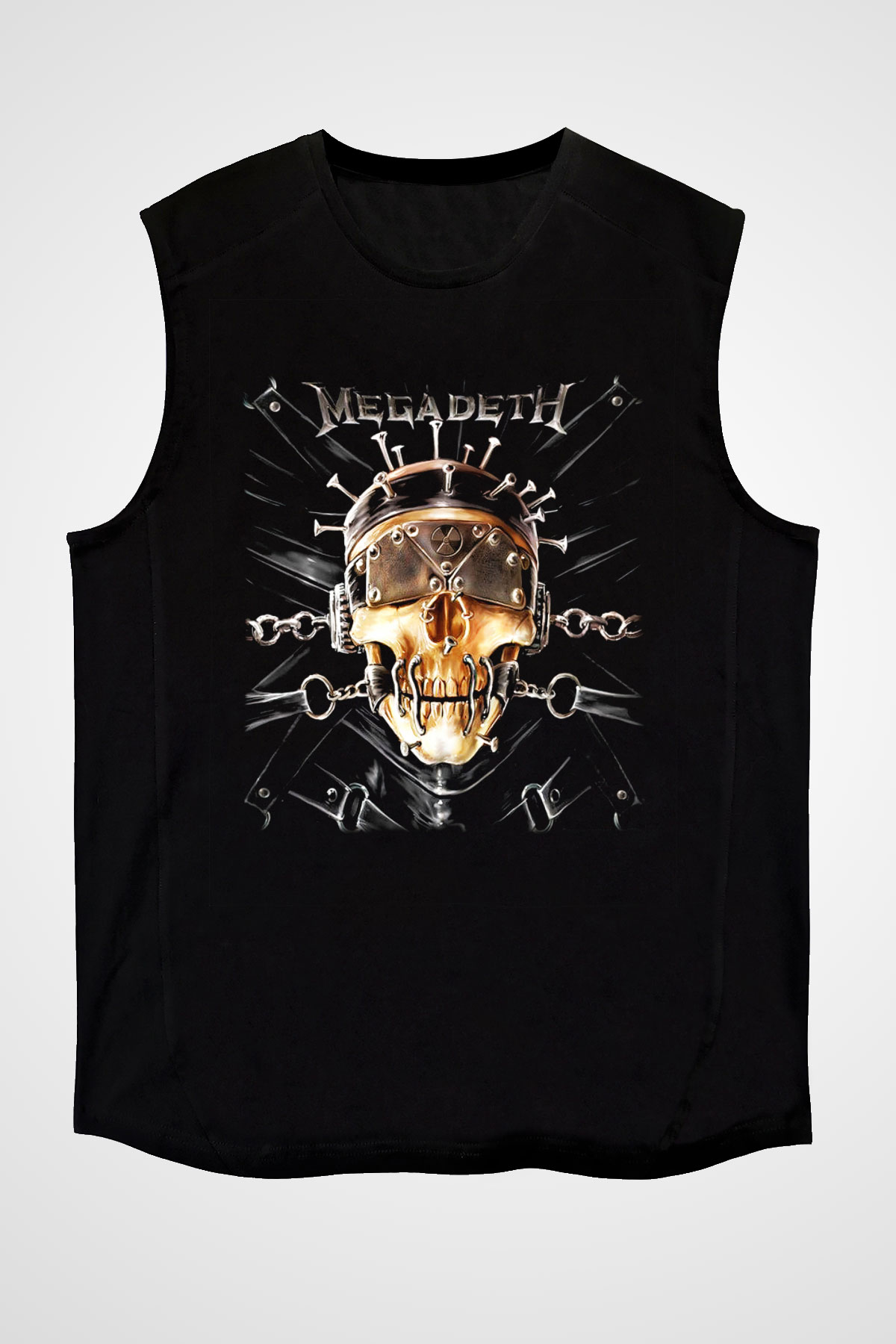 Megadeth Siyah Unisex Kolsuz Tişört