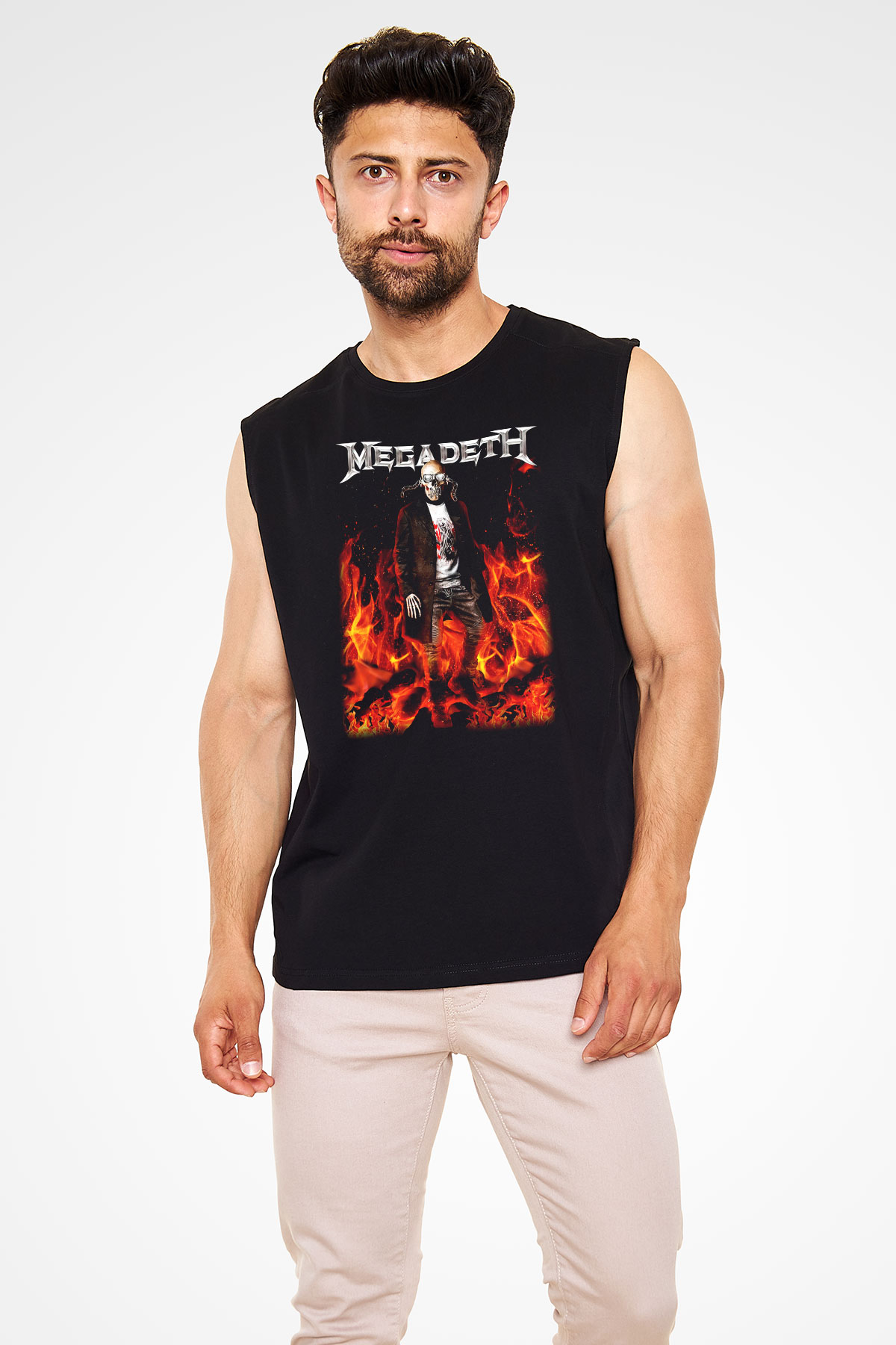 Megadeth Siyah Unisex Kolsuz Tişört