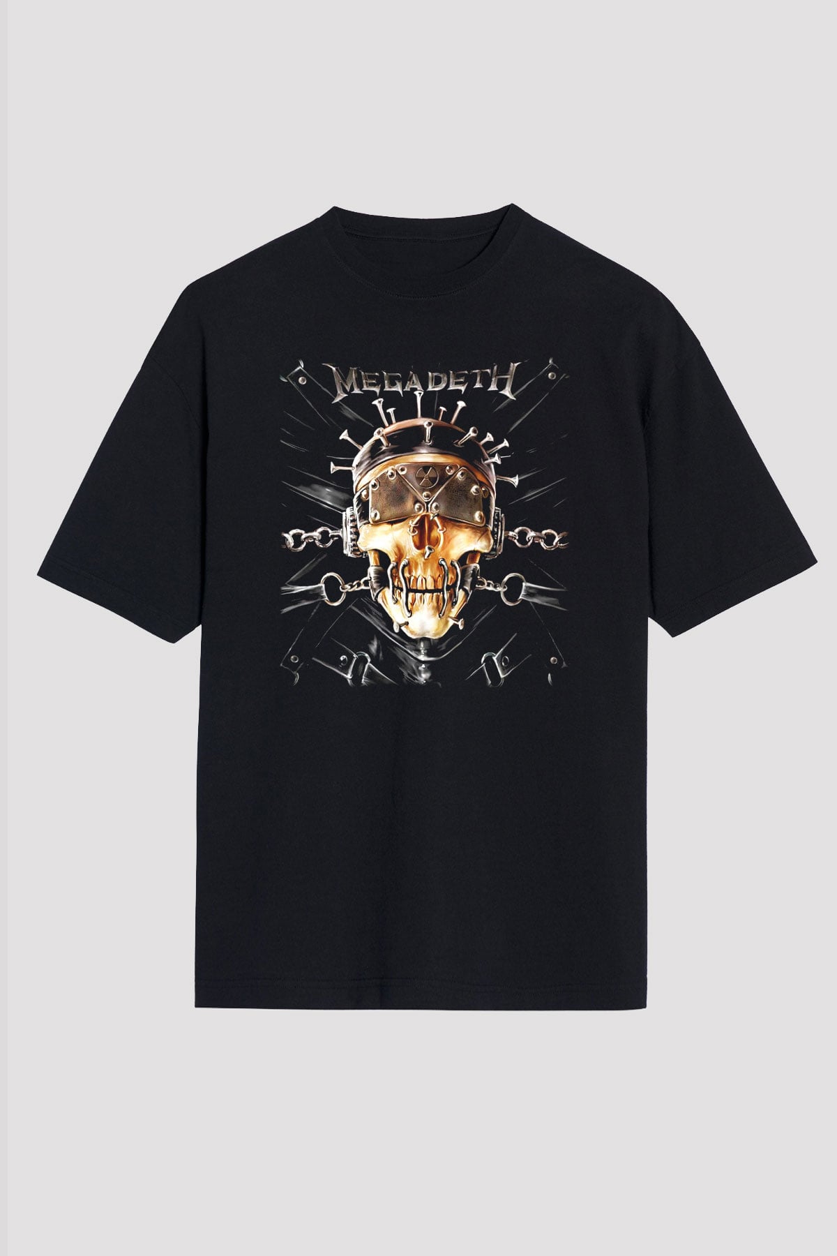 Megadeth Siyah Unisex Oversize Tişört T-Shirt