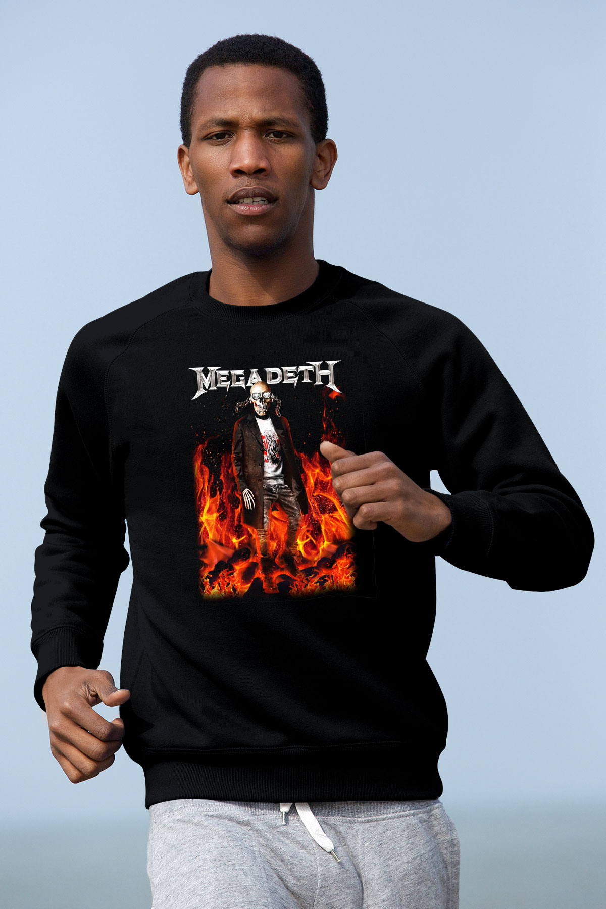 Megadeth Siyah Unisex Sweatshirt