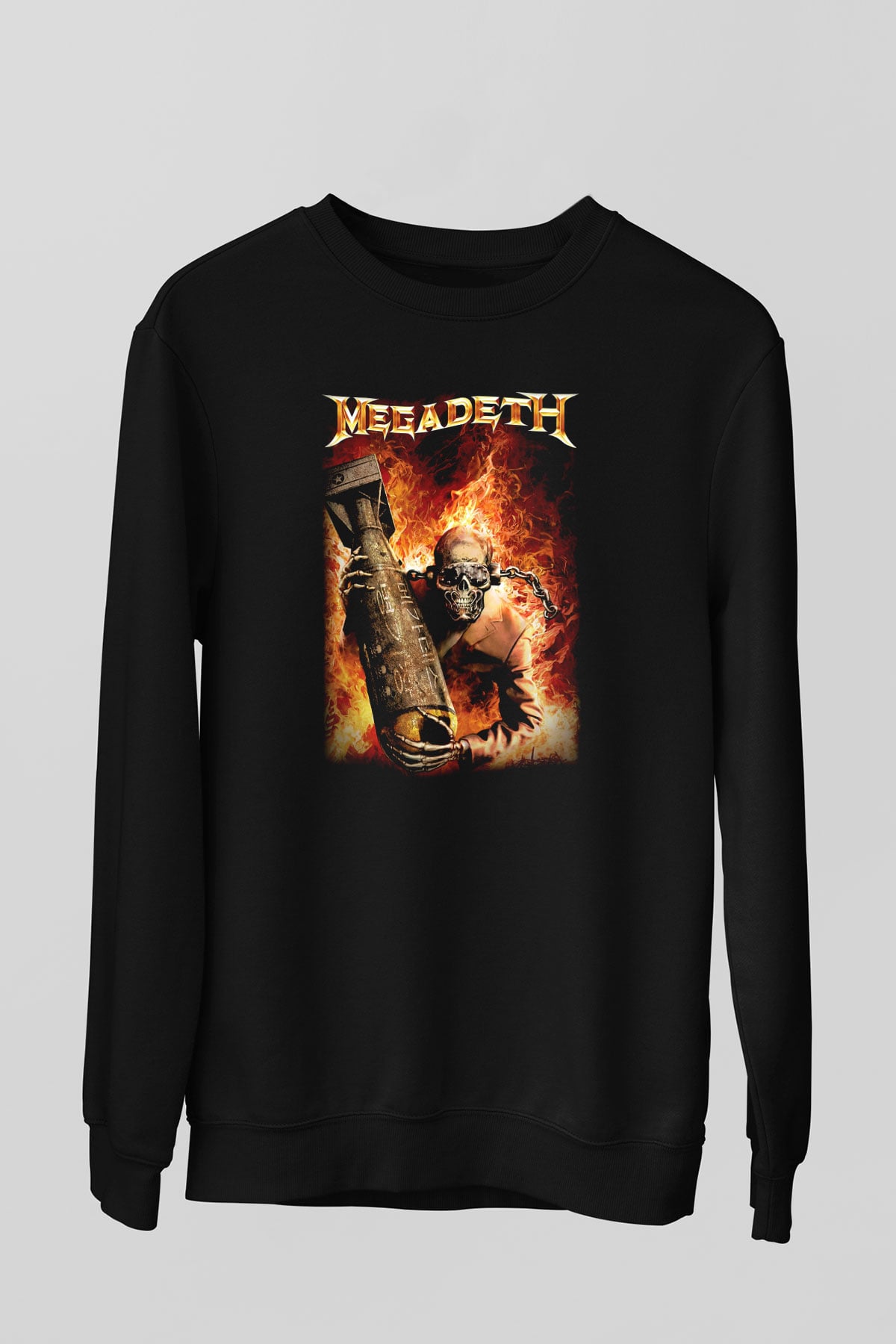 Megadeth Siyah Unisex Sweatshirt