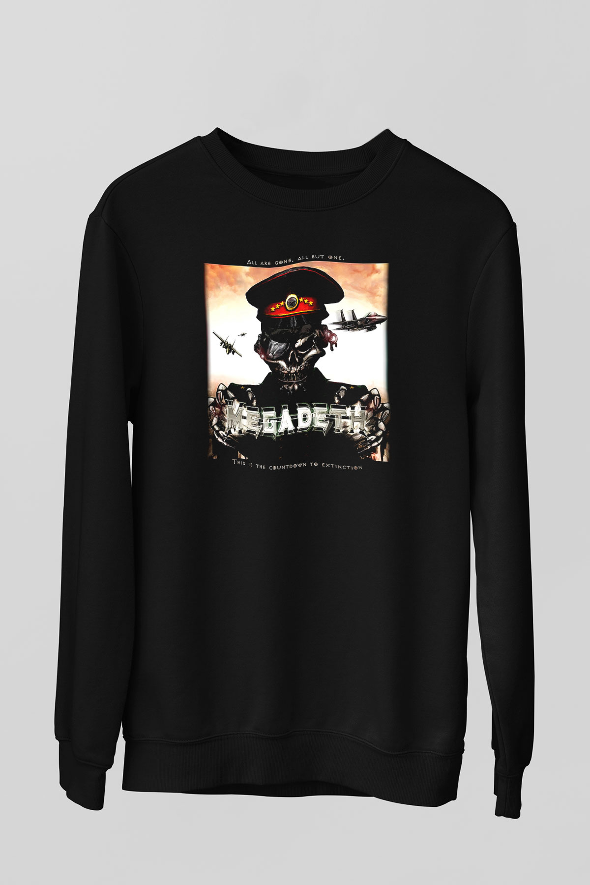 Megadeth Siyah Unisex Sweatshirt