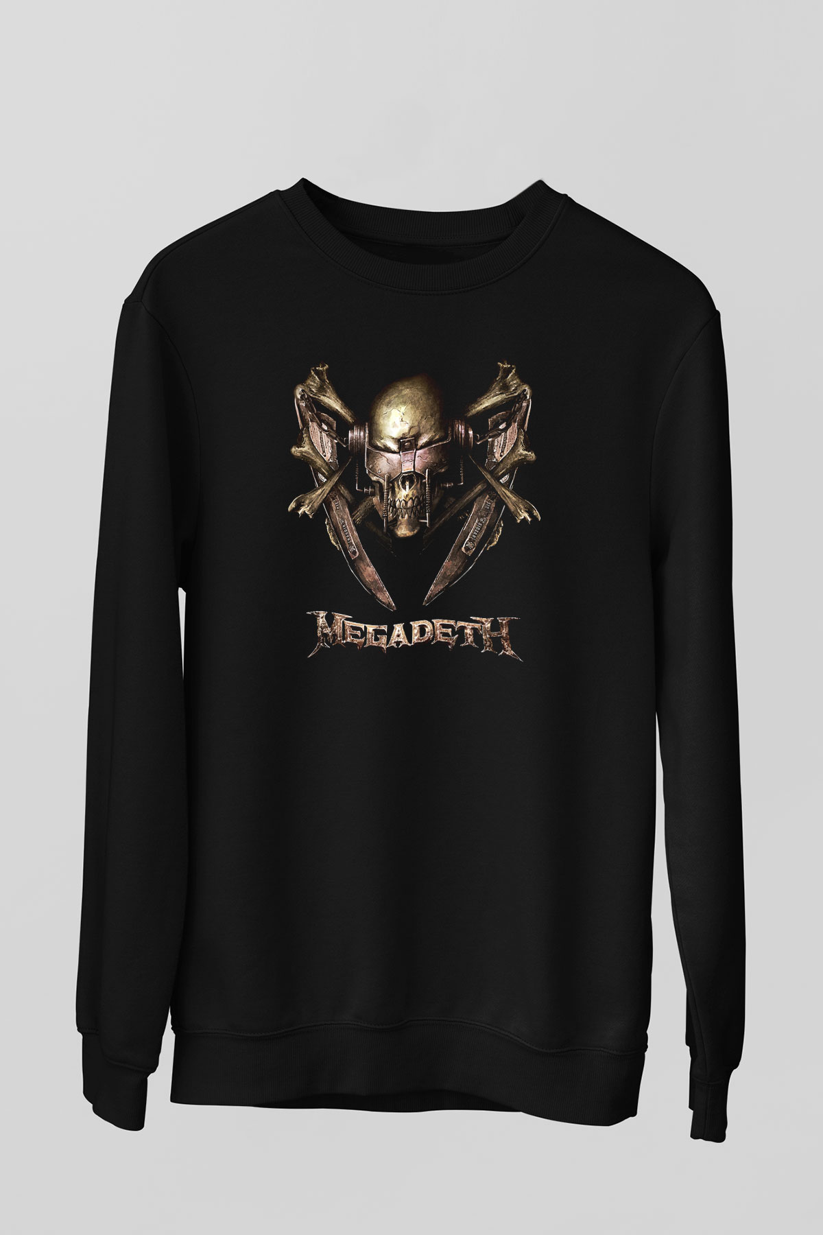 Megadeth Siyah Unisex Sweatshirt