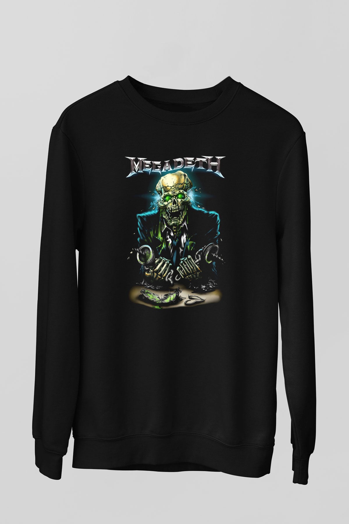 Megadeth Siyah Unisex Sweatshirt
