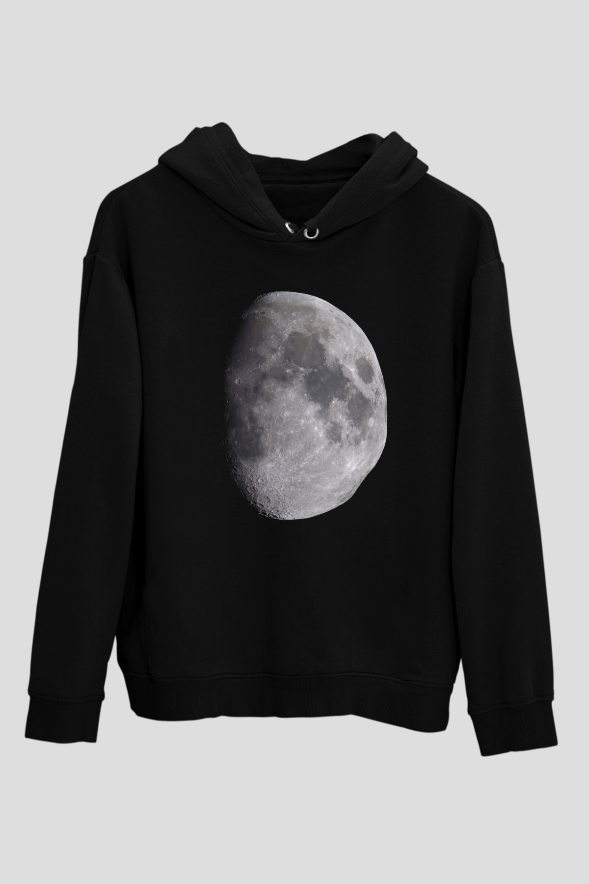 Merkür Siyah Unisex Hoodie