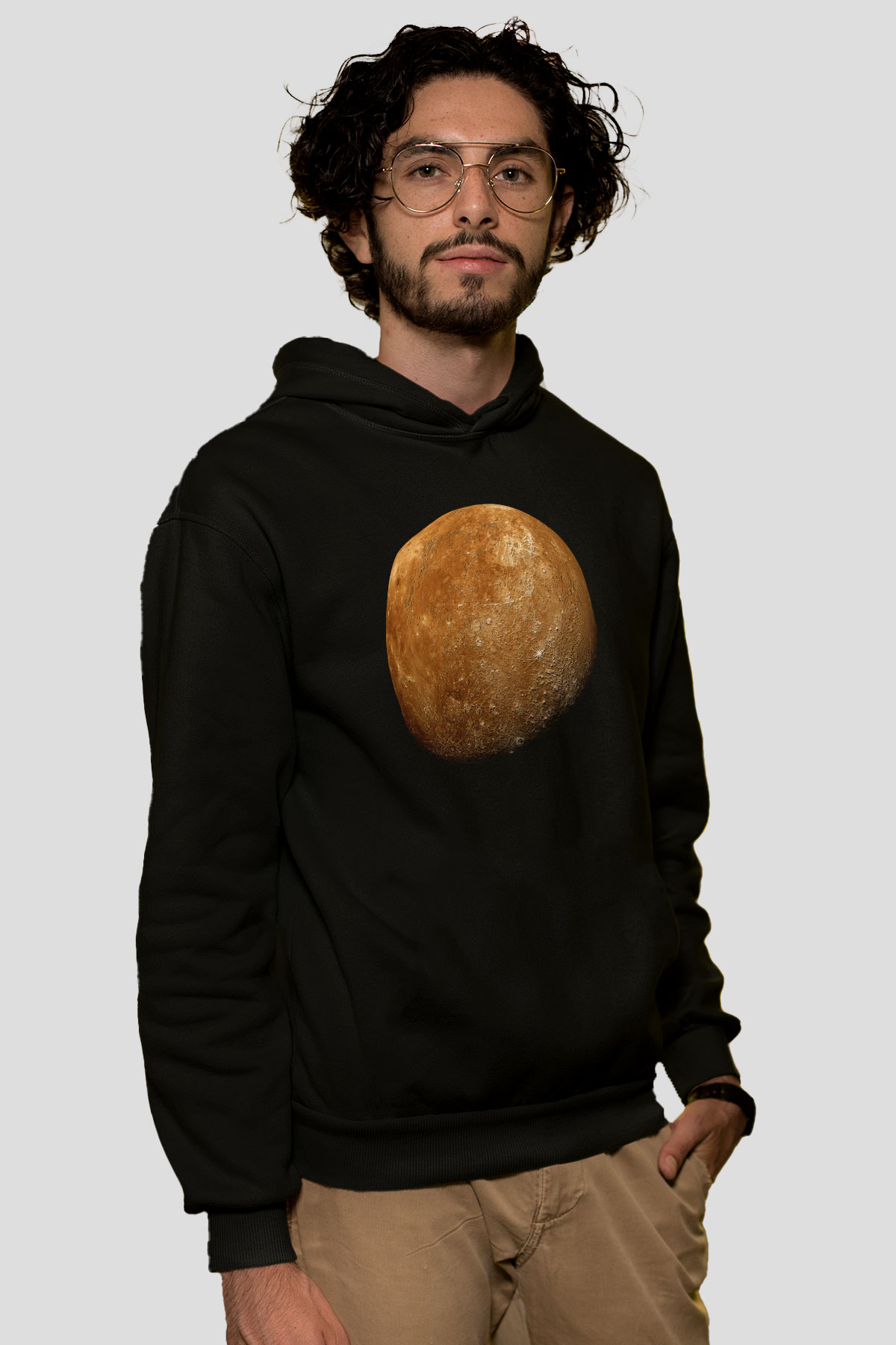 Merkür Siyah Unisex Hoodie